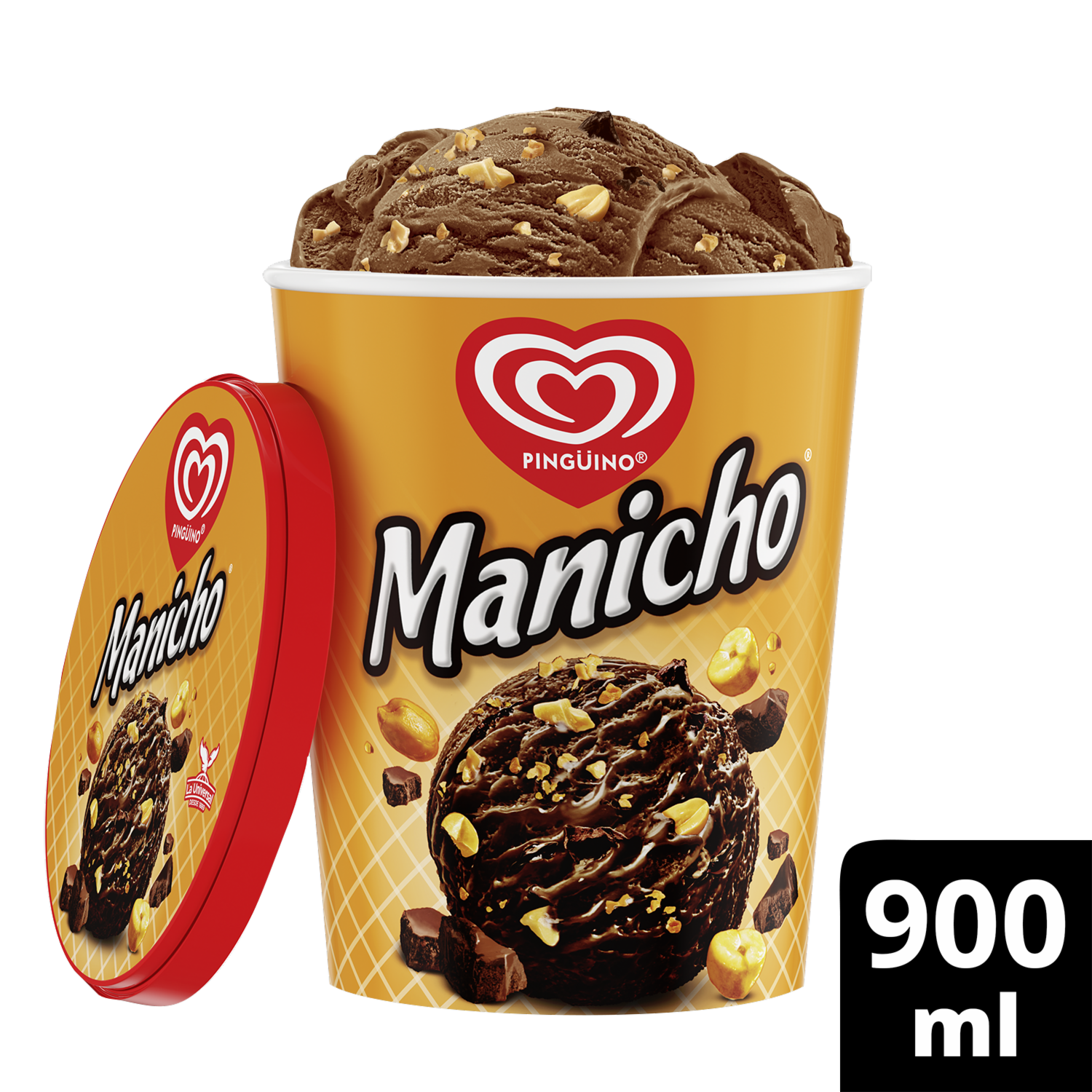 Helado Manicho PINGÜINO 900 Ml
