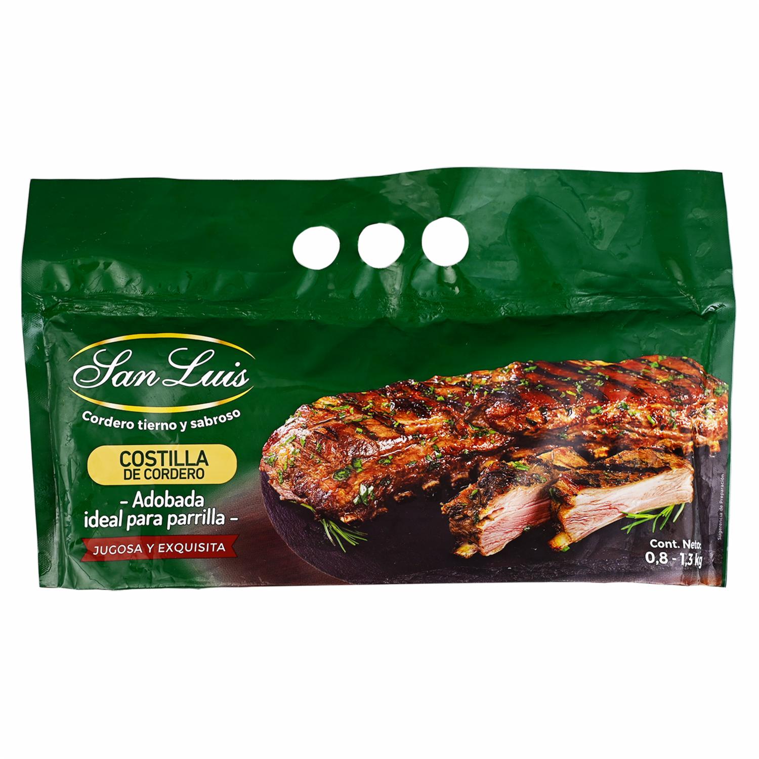 Costilla De Cordero Adobada SAN LUIS 1000  G