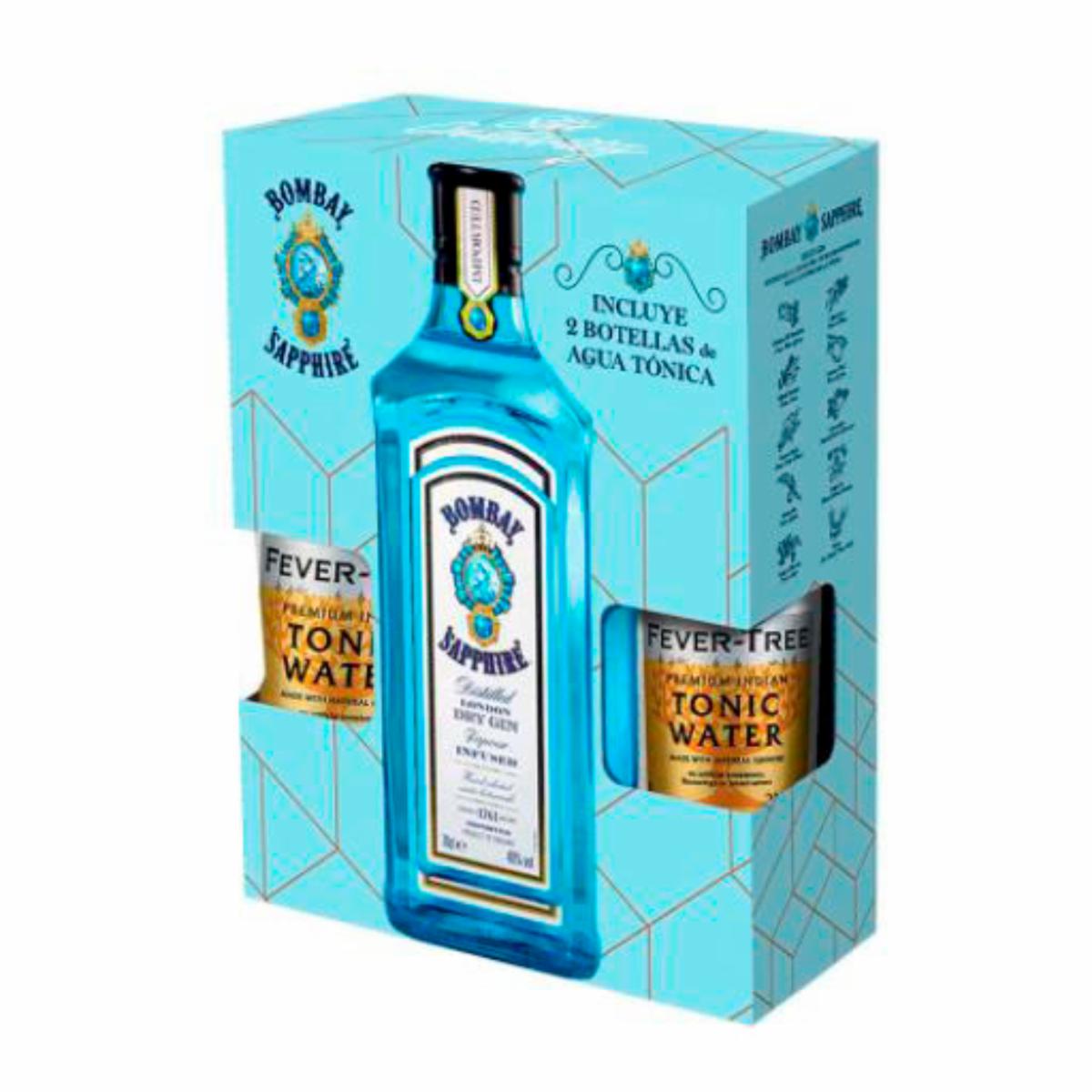 Gin Con Dos Aguas Tónicas BOMBAY 1150 Ml