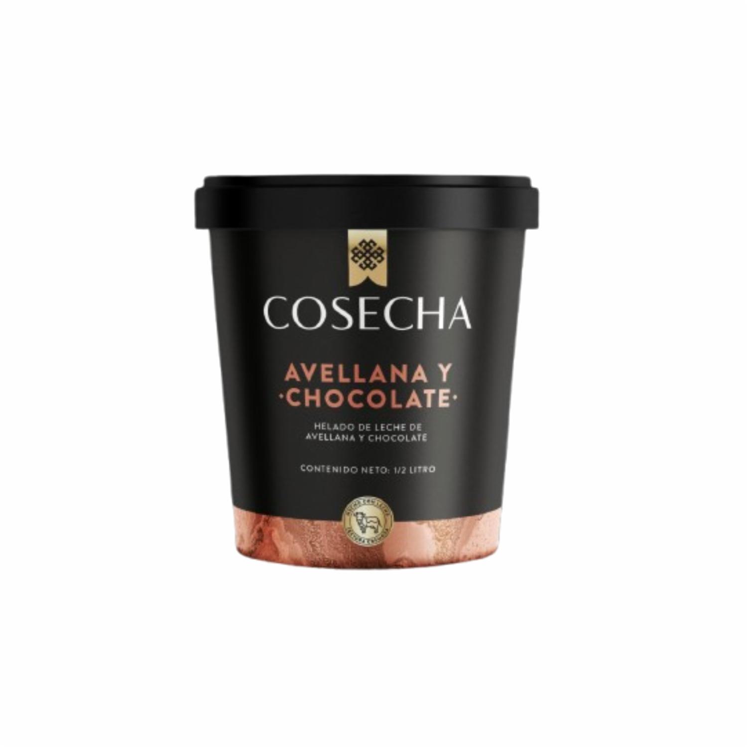 Paleta De Helado De Crema Sabor Avellana Y Chocolate COSECHA GOURMET 500 Ml