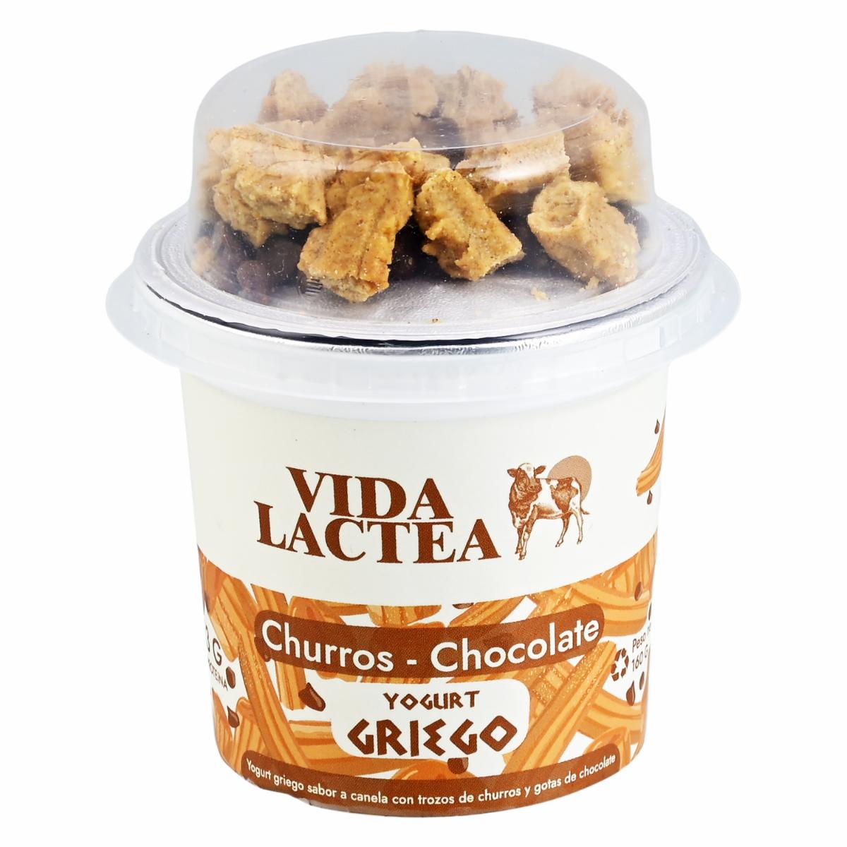 Yogurt Griego Churros – Chocolate VIDA LACTEA 140 G