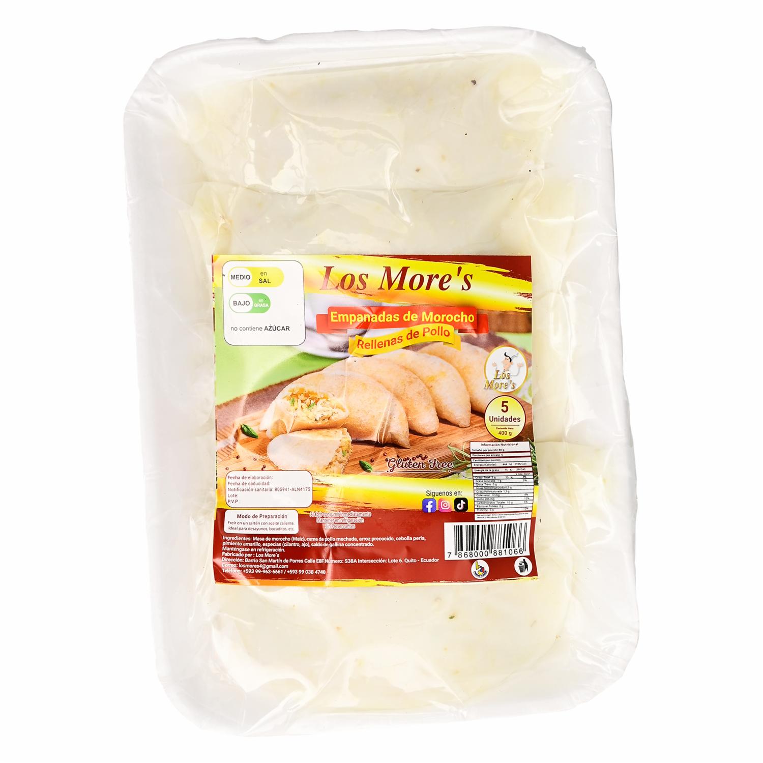 Empanadas De Pollo DELICIAS DEL MORE 400 g