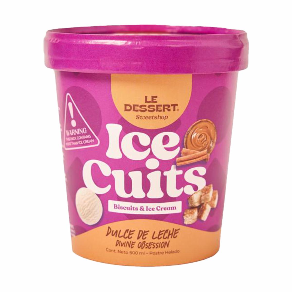 Helado De Dulce De Leche ICE CUITS 500 Ml