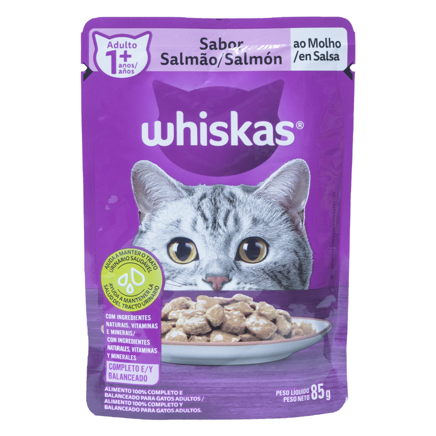 Alimento Para Gatos Húmedo En Sobre WHISKAS 85 G