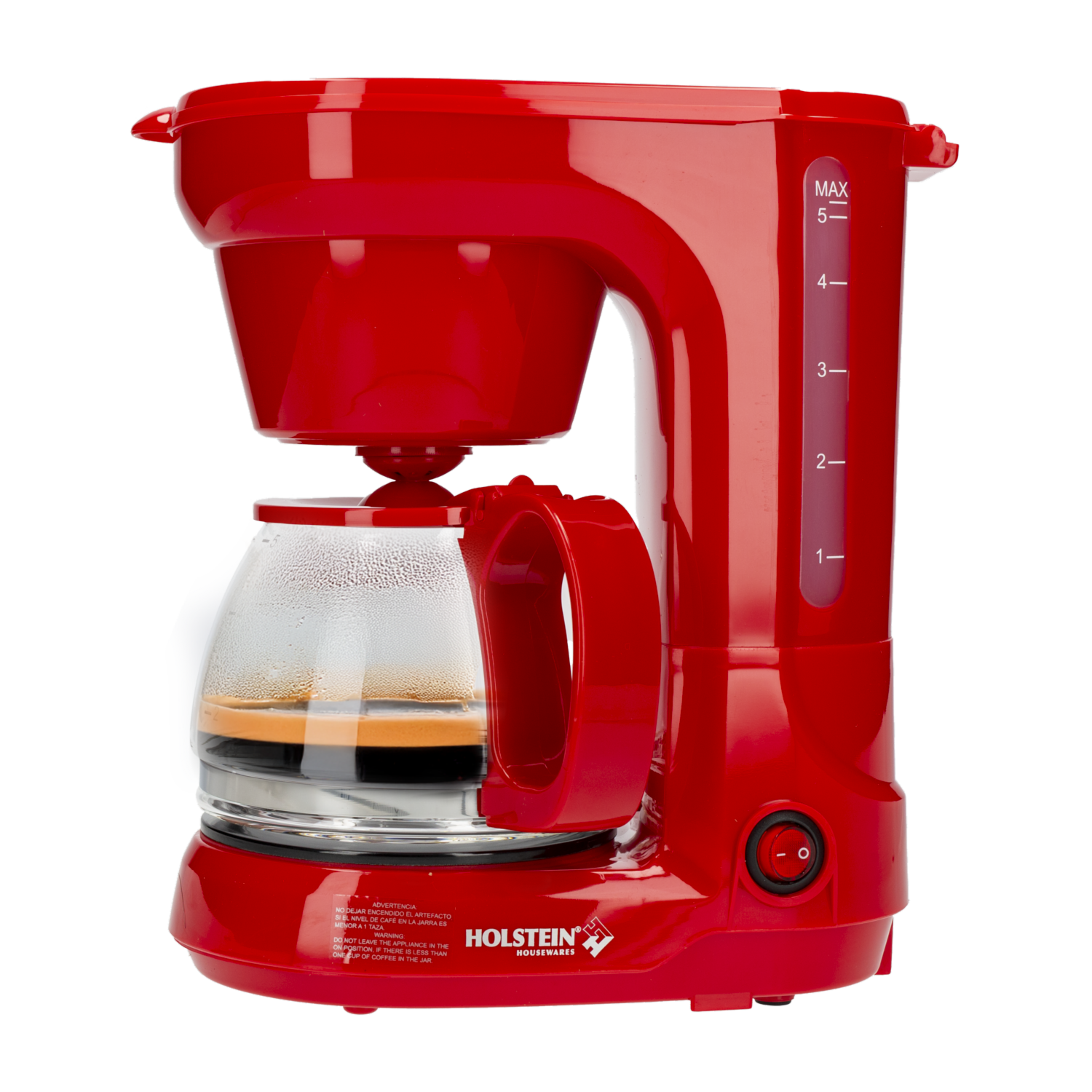 Cafetera Eléctrica Con Nivel De Agua HH-0914701R HOLSTEIN 5 Tazas