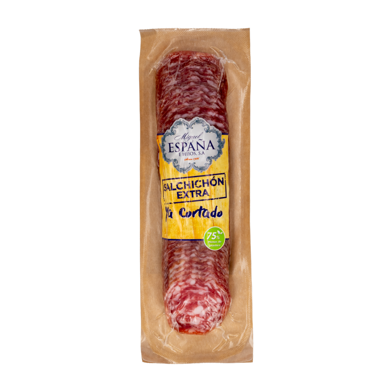 Salchichón Extra Ya Cortado MIGUEL ESPAÑA E HIJOS 200 G