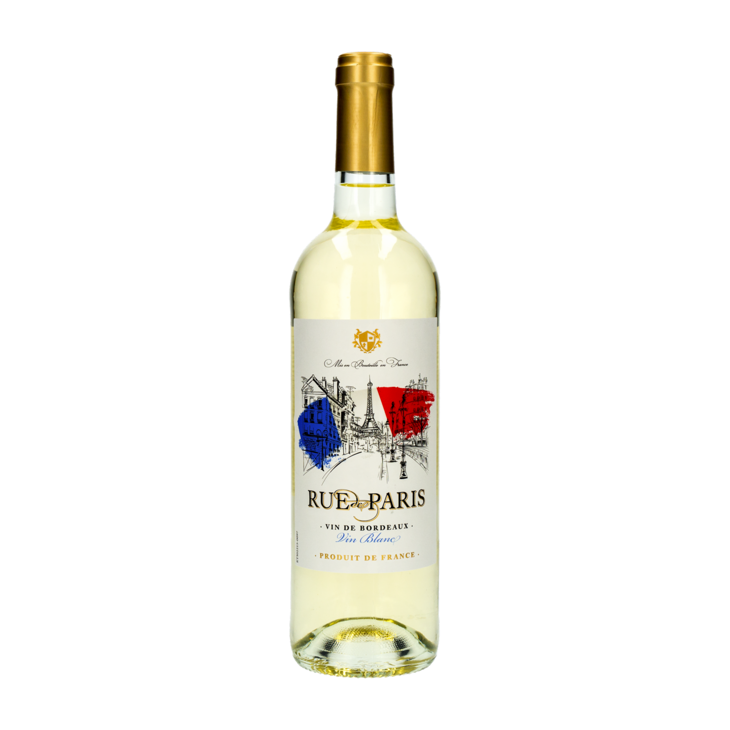 Vino Blanco Frances RUE DE PARIS 750 Ml