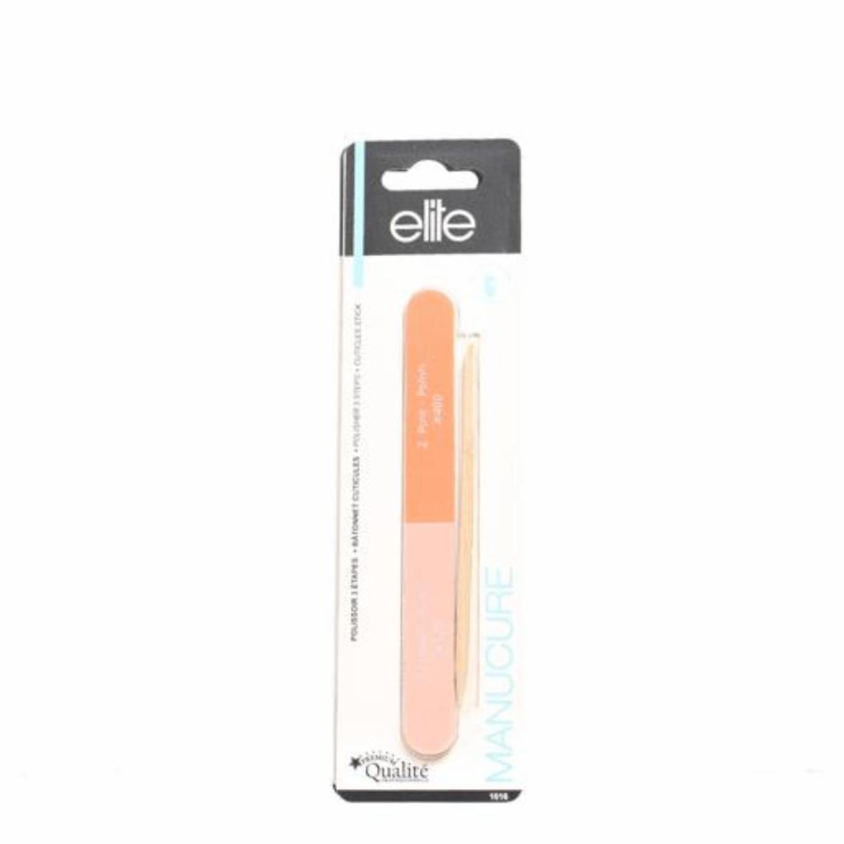 Lima De Uñas Para Cutículas Elite Model´S ELITE Punta De Esmeril