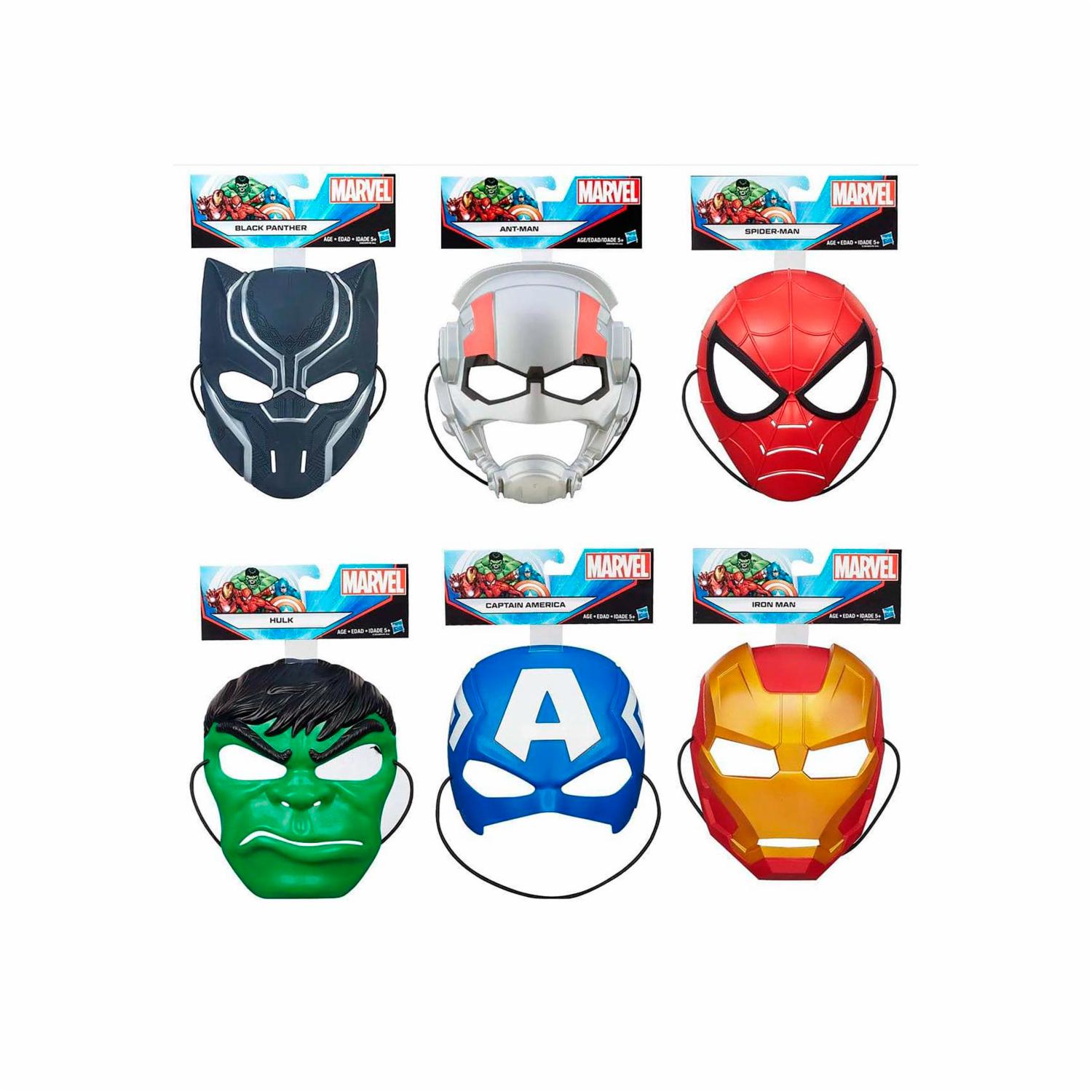 Máscara De Super Héroe MARVEL Modelos Surtidos
