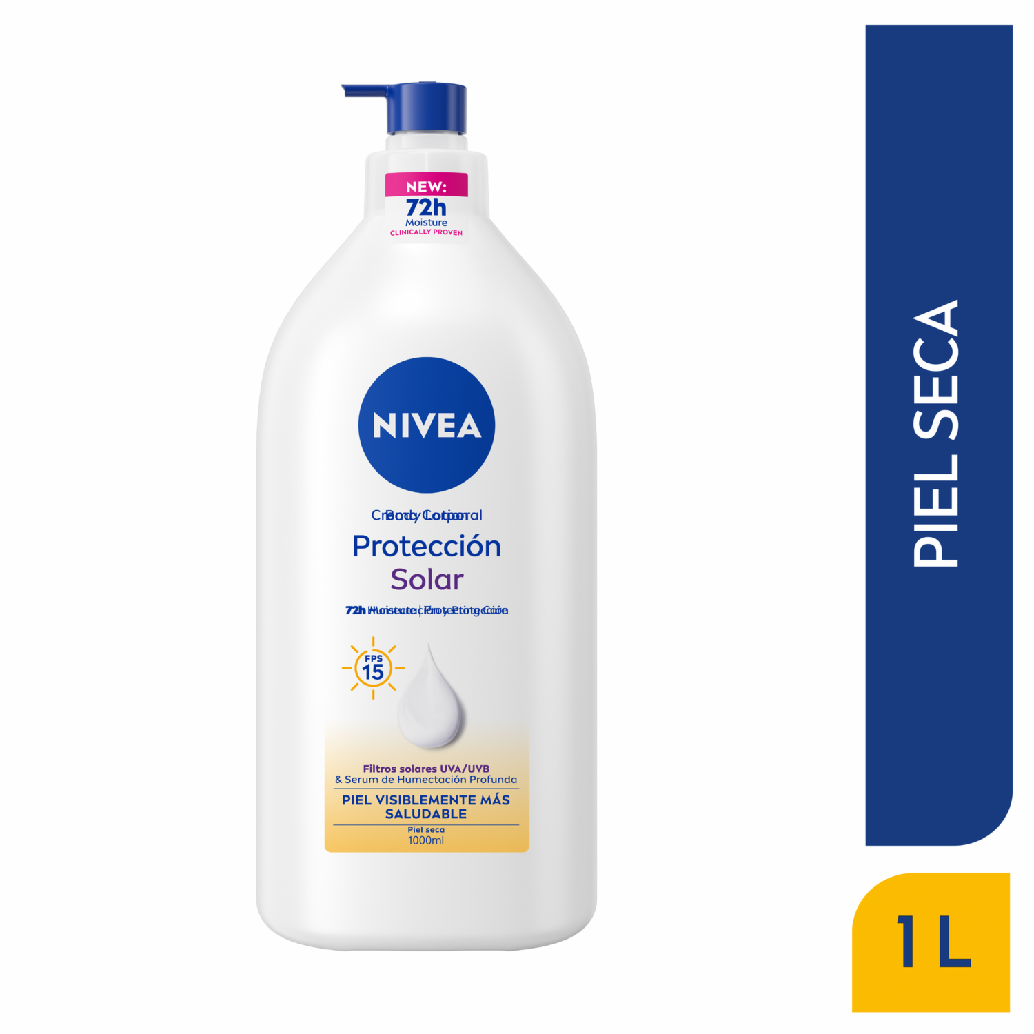 Crema Corporal Protección Uv Spf 15 NIVEA 1000 Ml