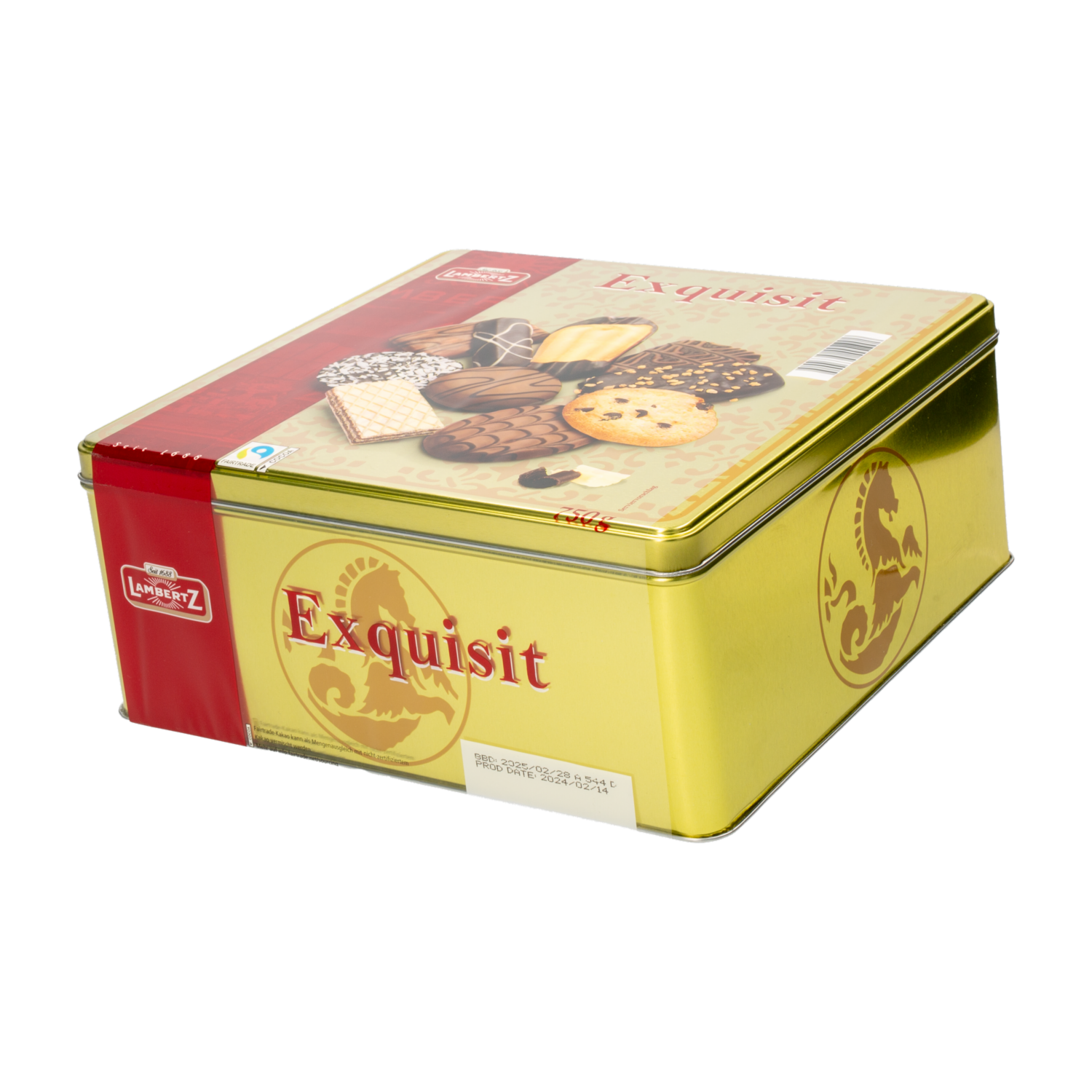 Galletas De Chocolate Negro  Con Leche LAMBERTZ 750 G