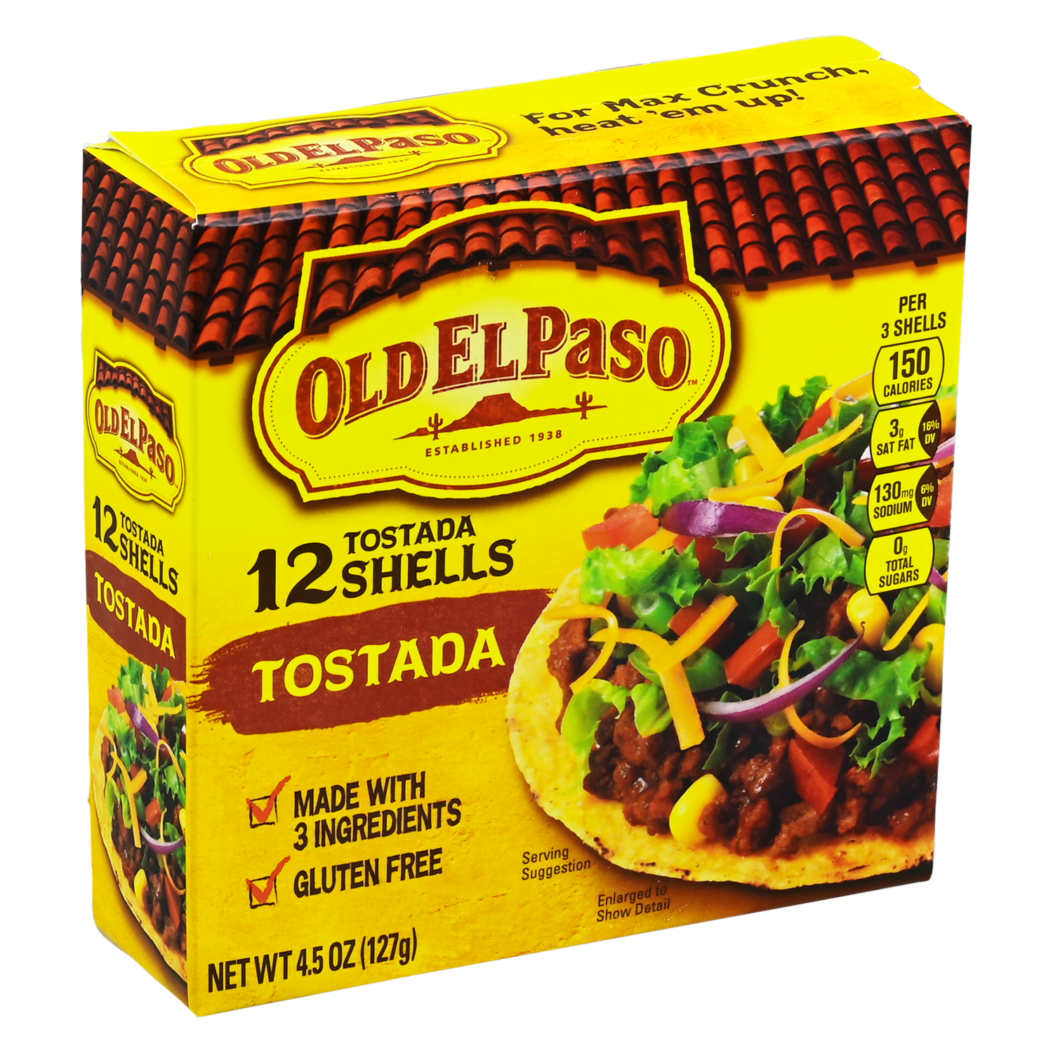 Tortilla De Maíz Sin Gluten OLD EL PASO 127 G