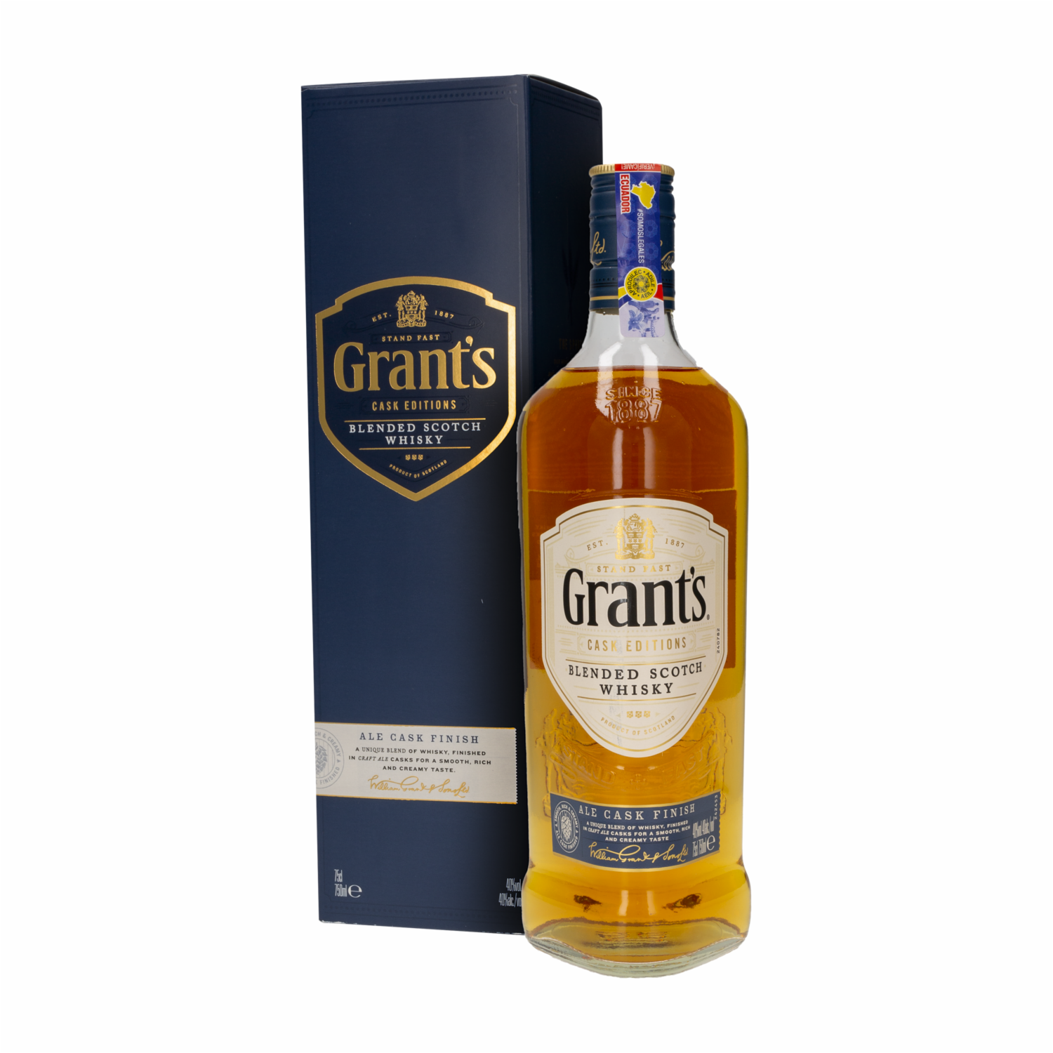 Whisky Ale Scotch Grant’s 750 Ml