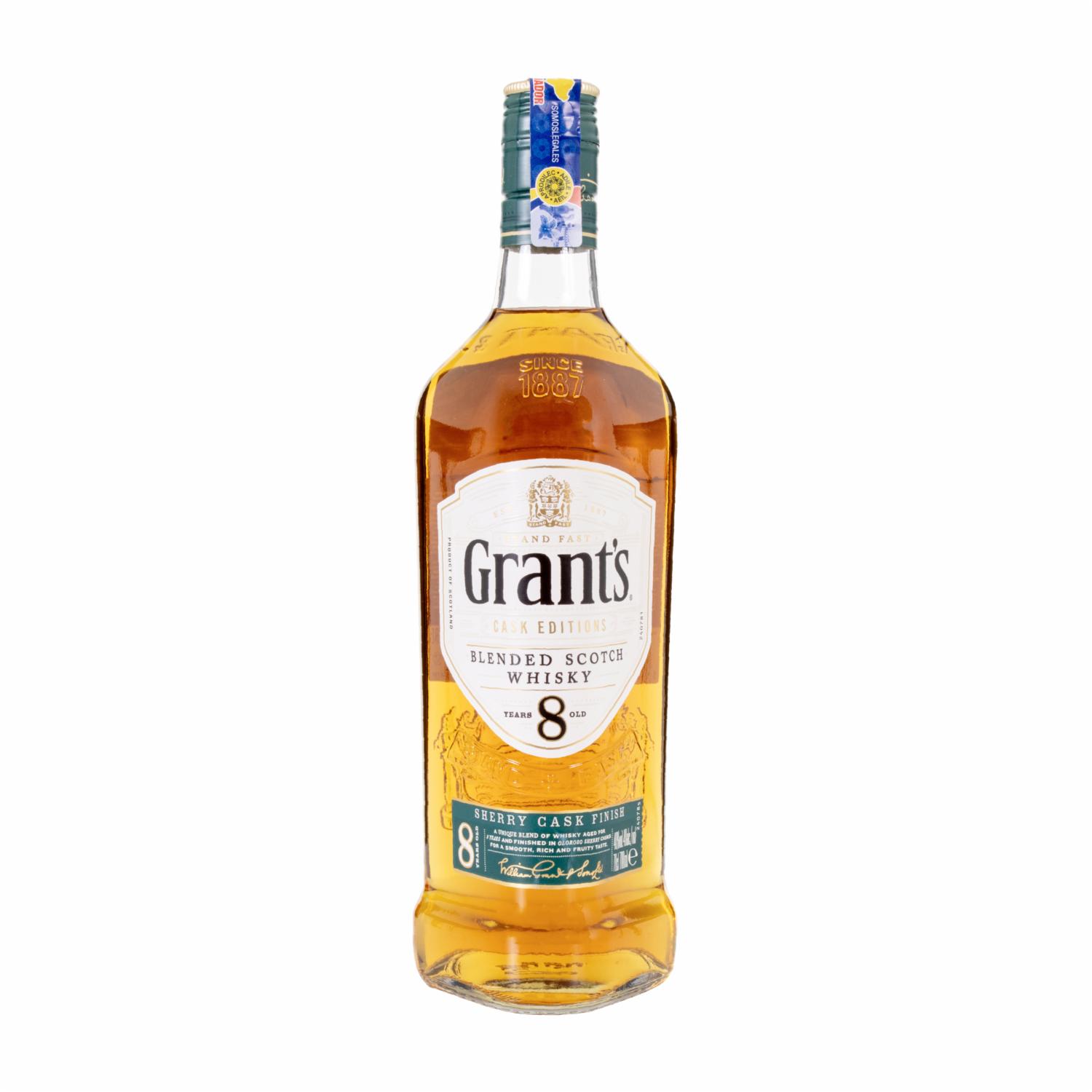 Whisky 8 Años Cherry Cask GRANT’S 700 Ml