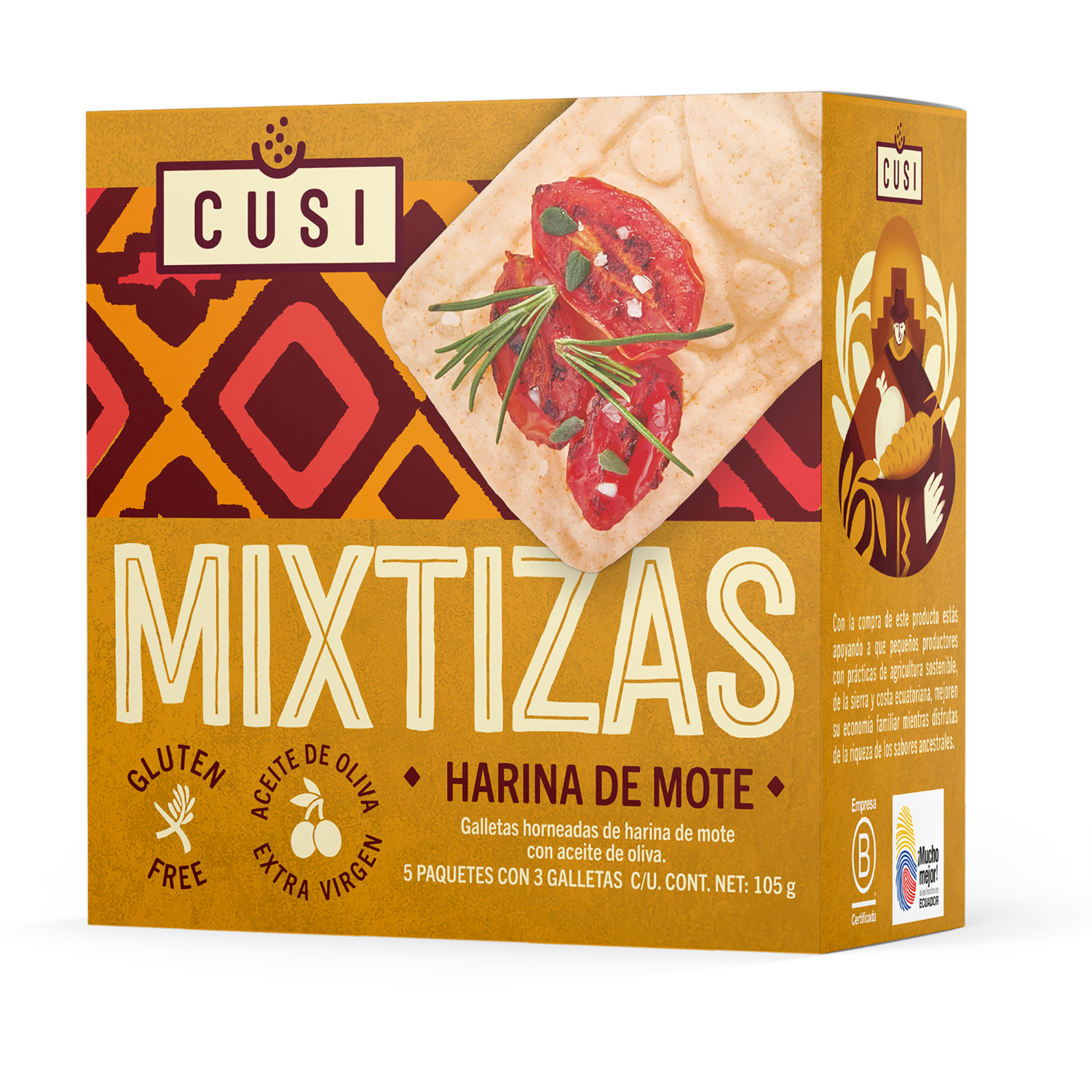 Galletas De Harina De Mote Con Aceite De Oliva MIXTIZAS 105 G