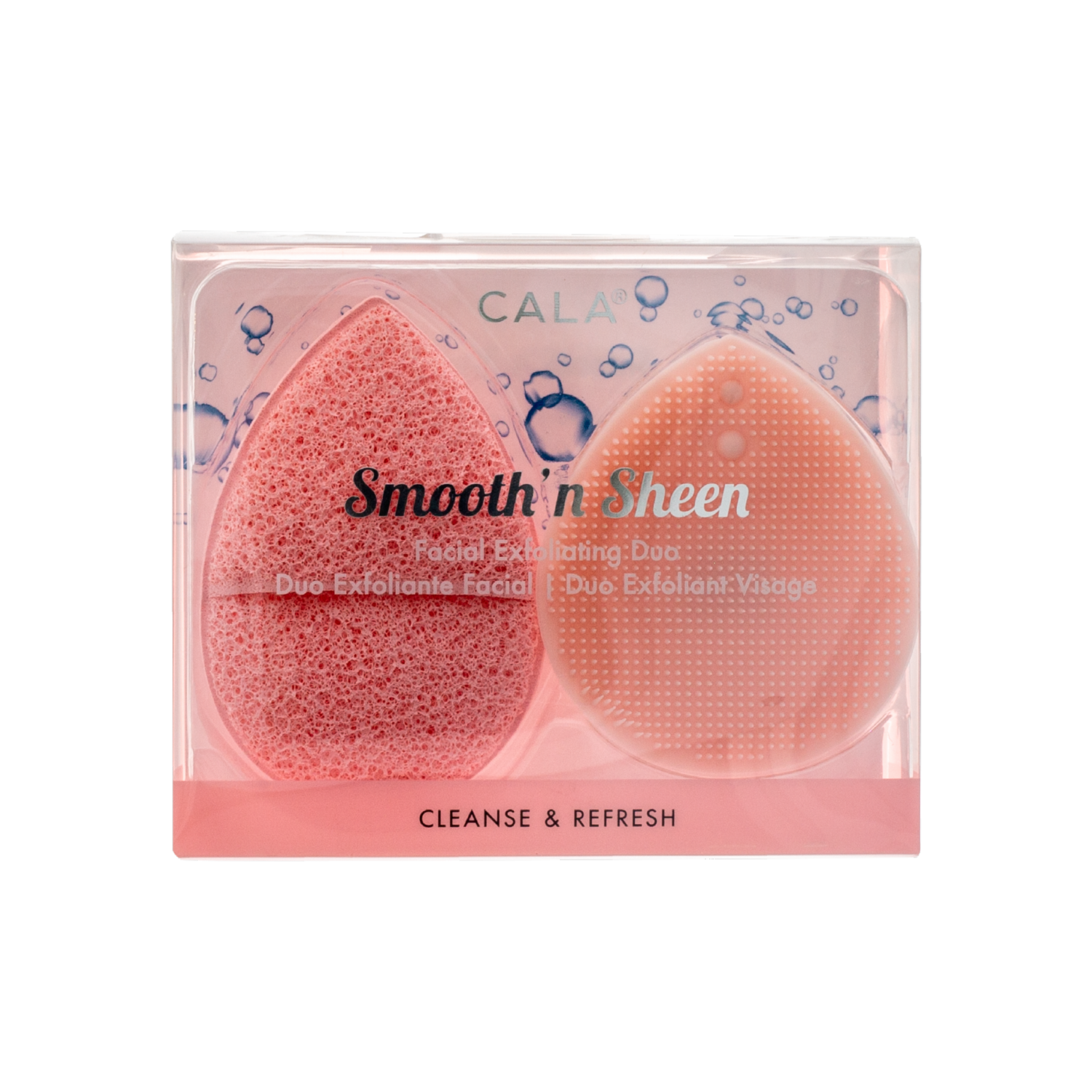 Kit De Limpieza Facial Smooth’N Sheen Facial Exfoliating Duo Pink CALA 1 U