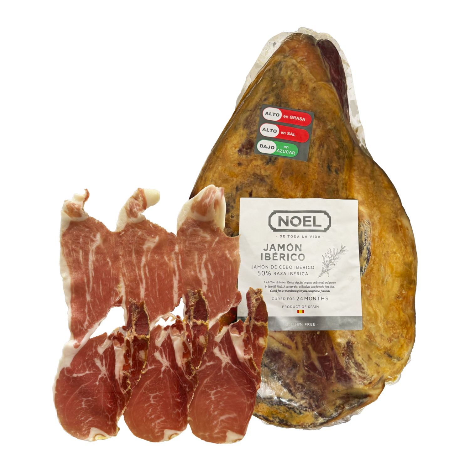 Jamón De Cebo Ibérico 0,5 Raza Ibérica NOEL Al Peso