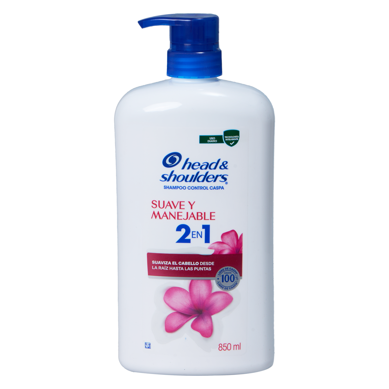 Shampoo Y Acondicionador Control Caspa Suave Y Manejable 2 en 1 HEAD & SHOULDERS 850 Ml