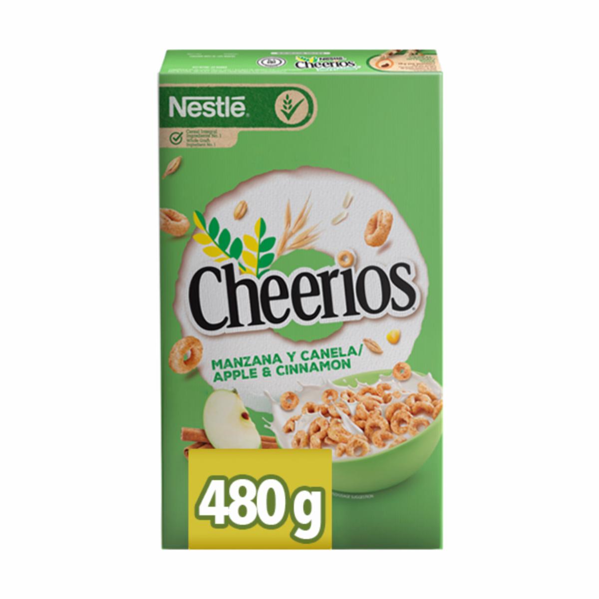 Cereal En Hojuelas Sabor A Manzana Y Canela CHEERIOS 480 G