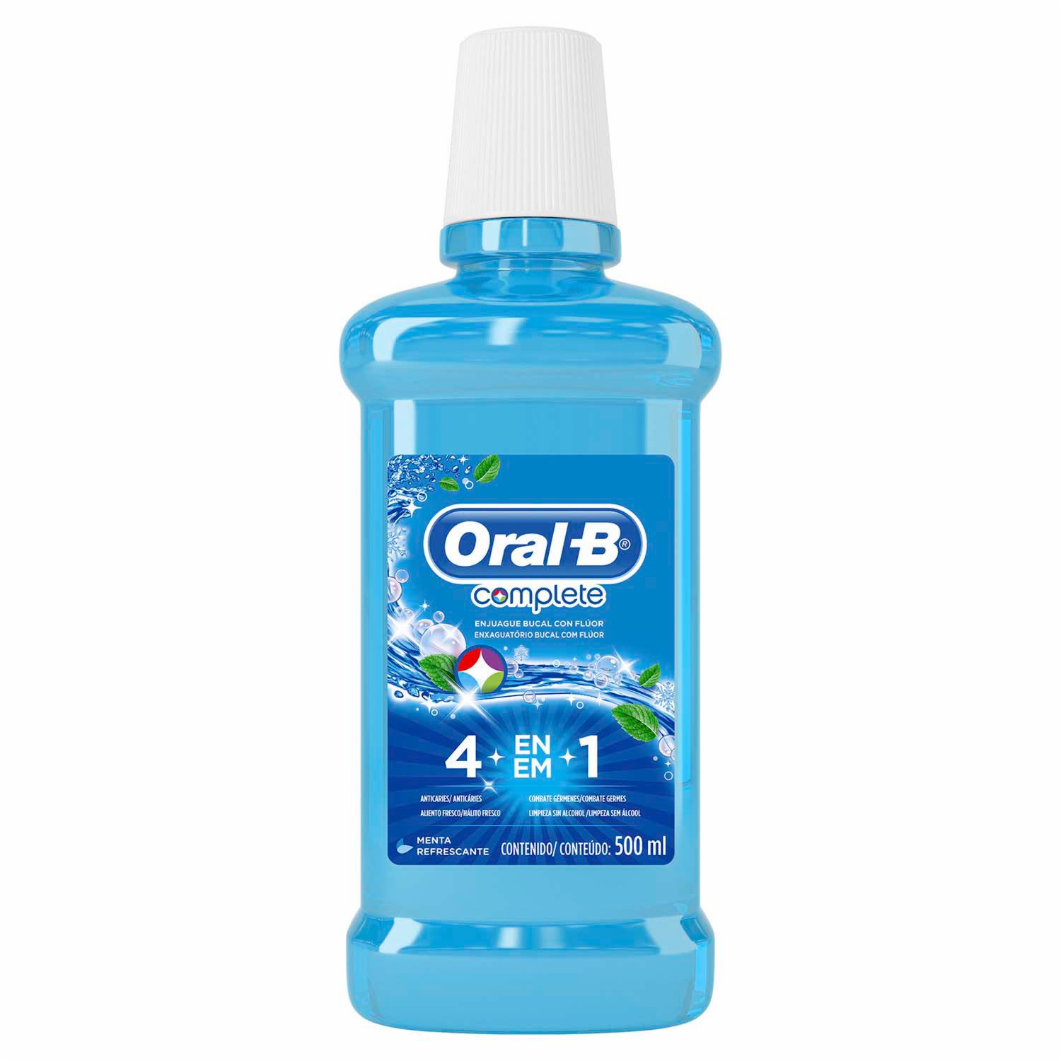 Enjuague  Bucal Sabor A Menta ORAL-B 500 Ml