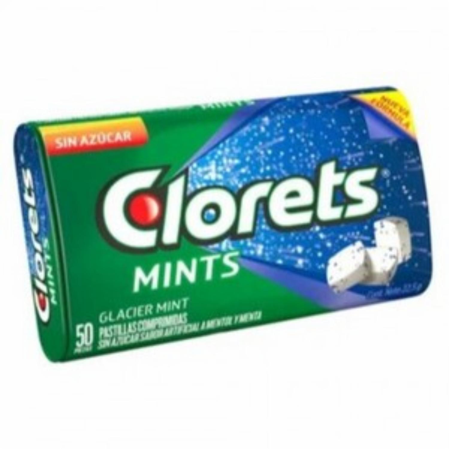 Caramelos Mentas Glacier CLORETS 22.50 G