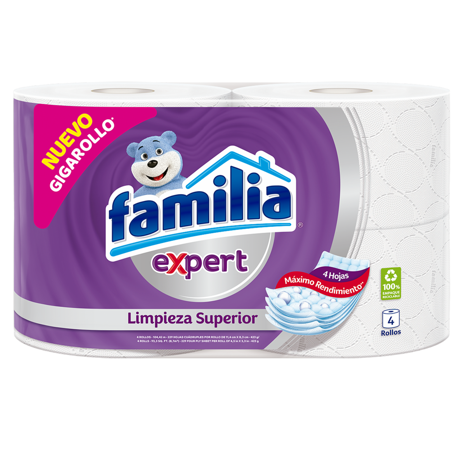 Papel Higiénico Expert FAMILIA 26 Metros