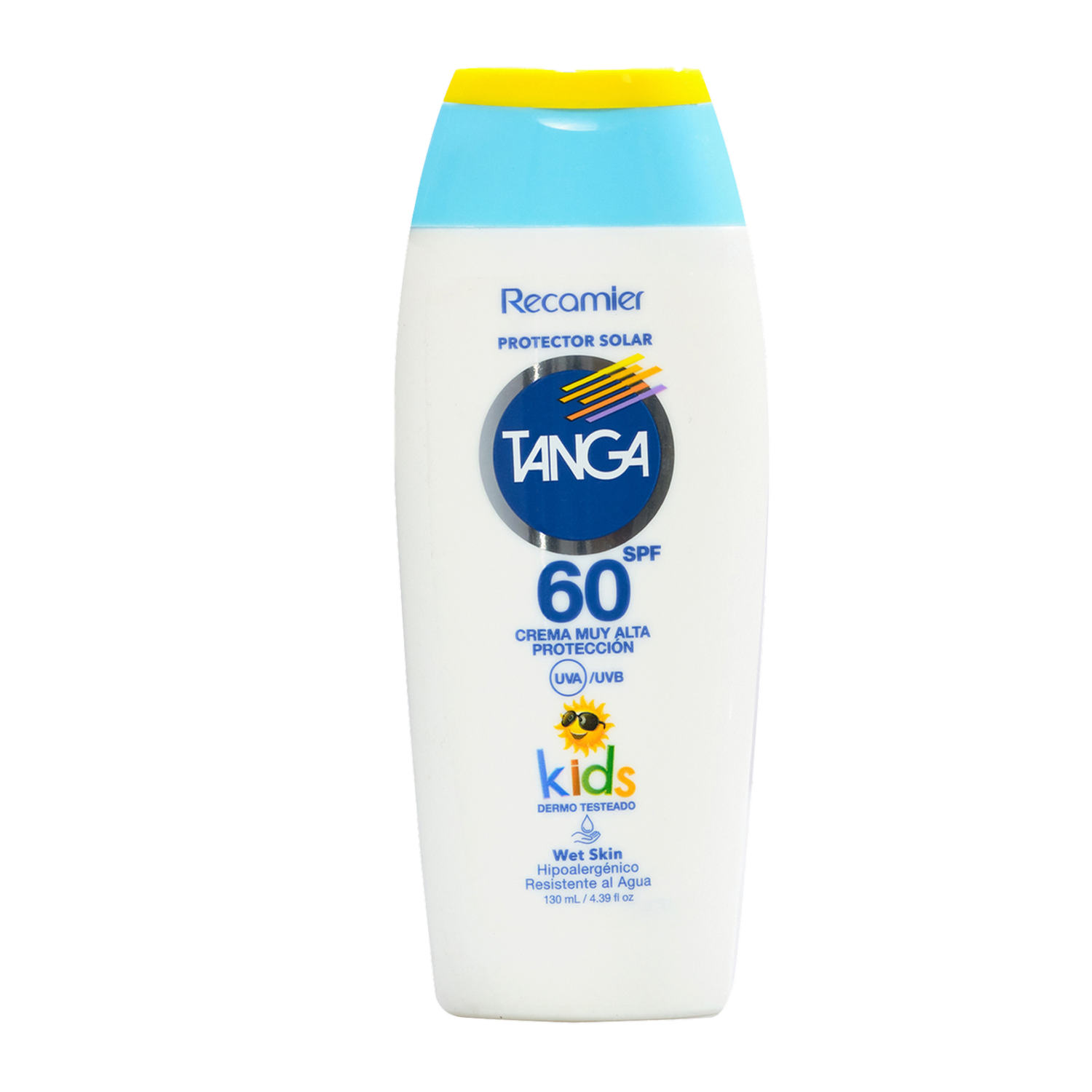 Protector Solar Infantil Kids En Crema SPF 60 TANGA 130 Ml