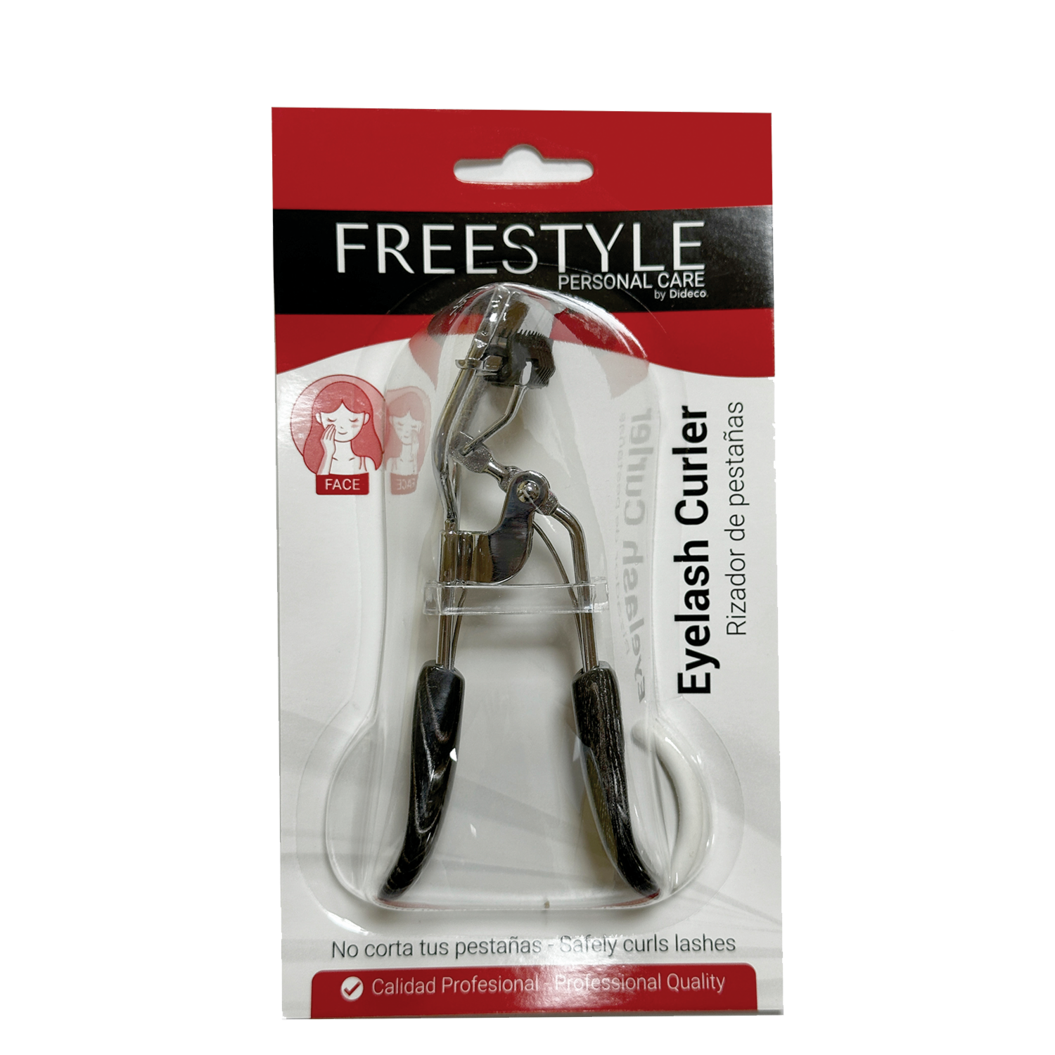 Rizador De Pestañas Cosmético FREESTYLE Metálico Negro