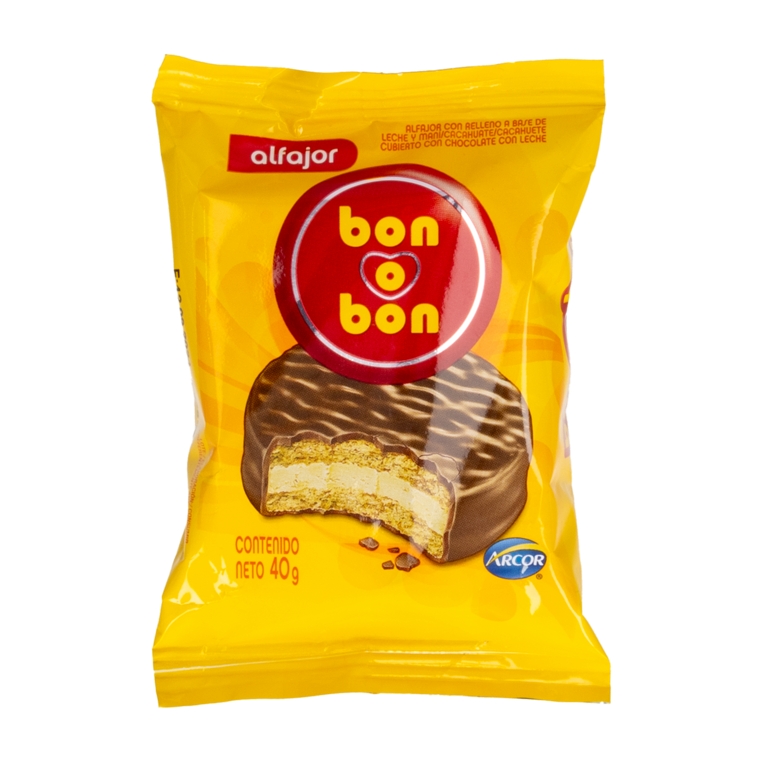 Alfajor Chocolate Con Leche ARCOR 40 G