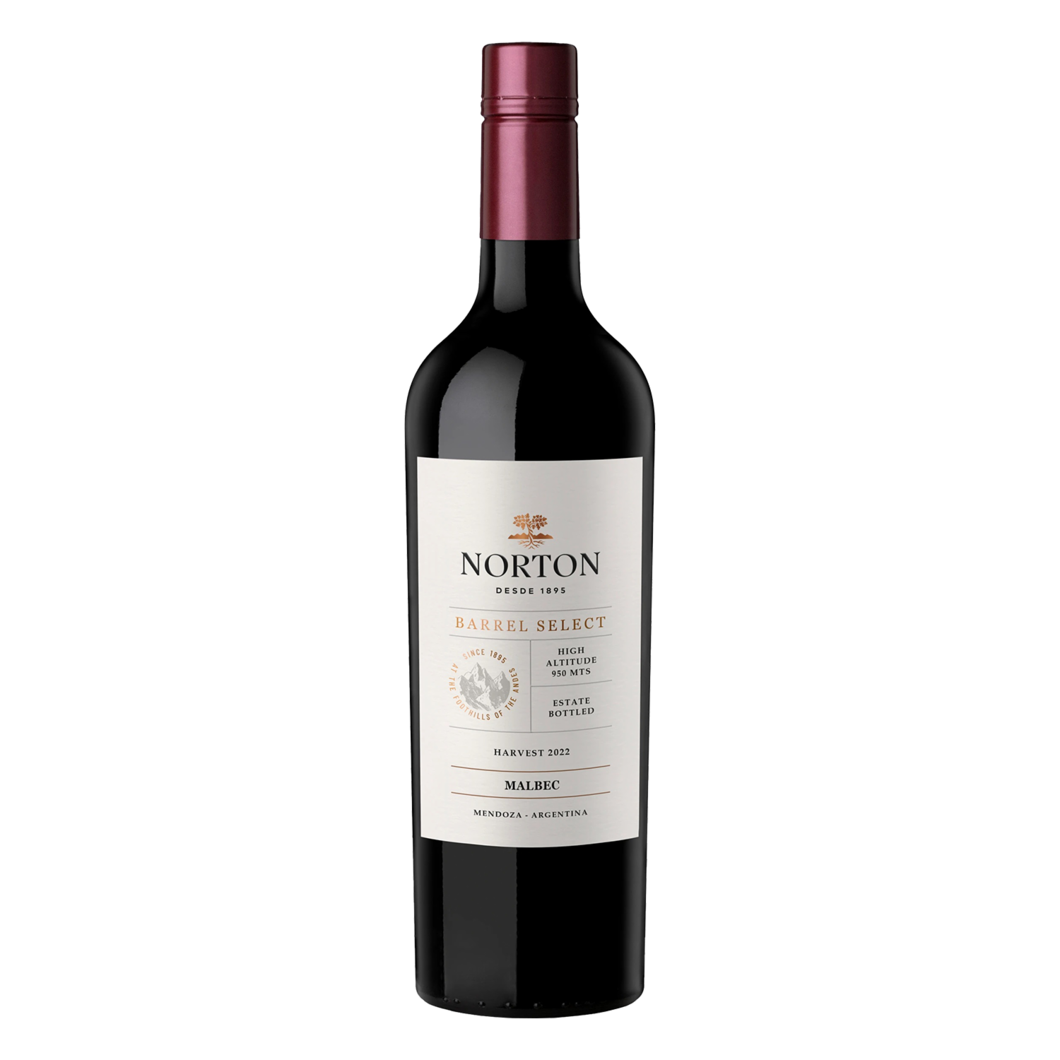 Vino Barrel Select Malbec NORTON 750 Ml