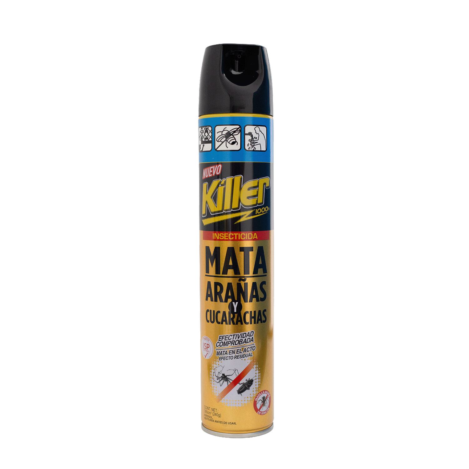 Insecticida Mata Arañas Y Cucarachas KILLER 390 Ml
