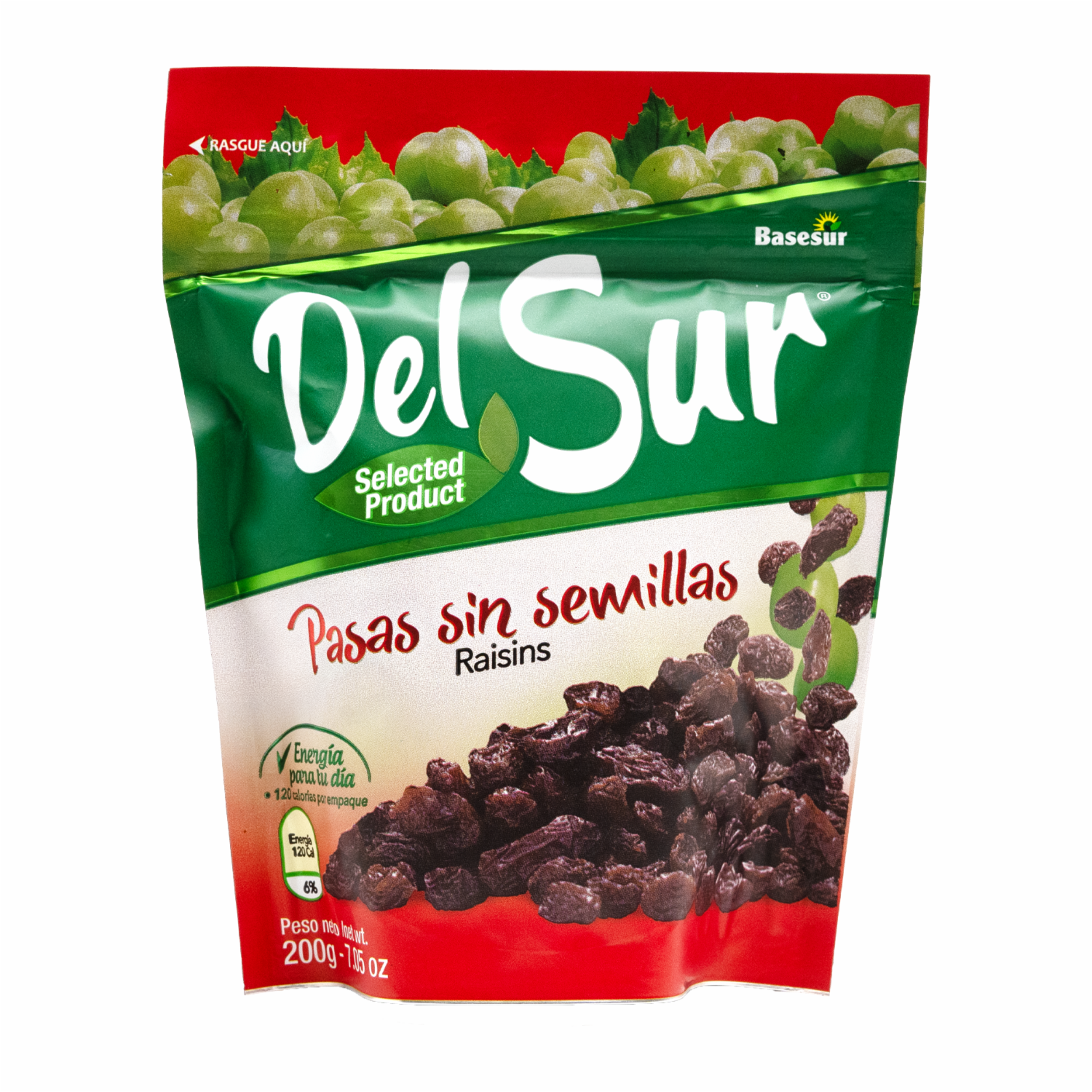 Pasas Sin Semilla DEL SUR 200 G