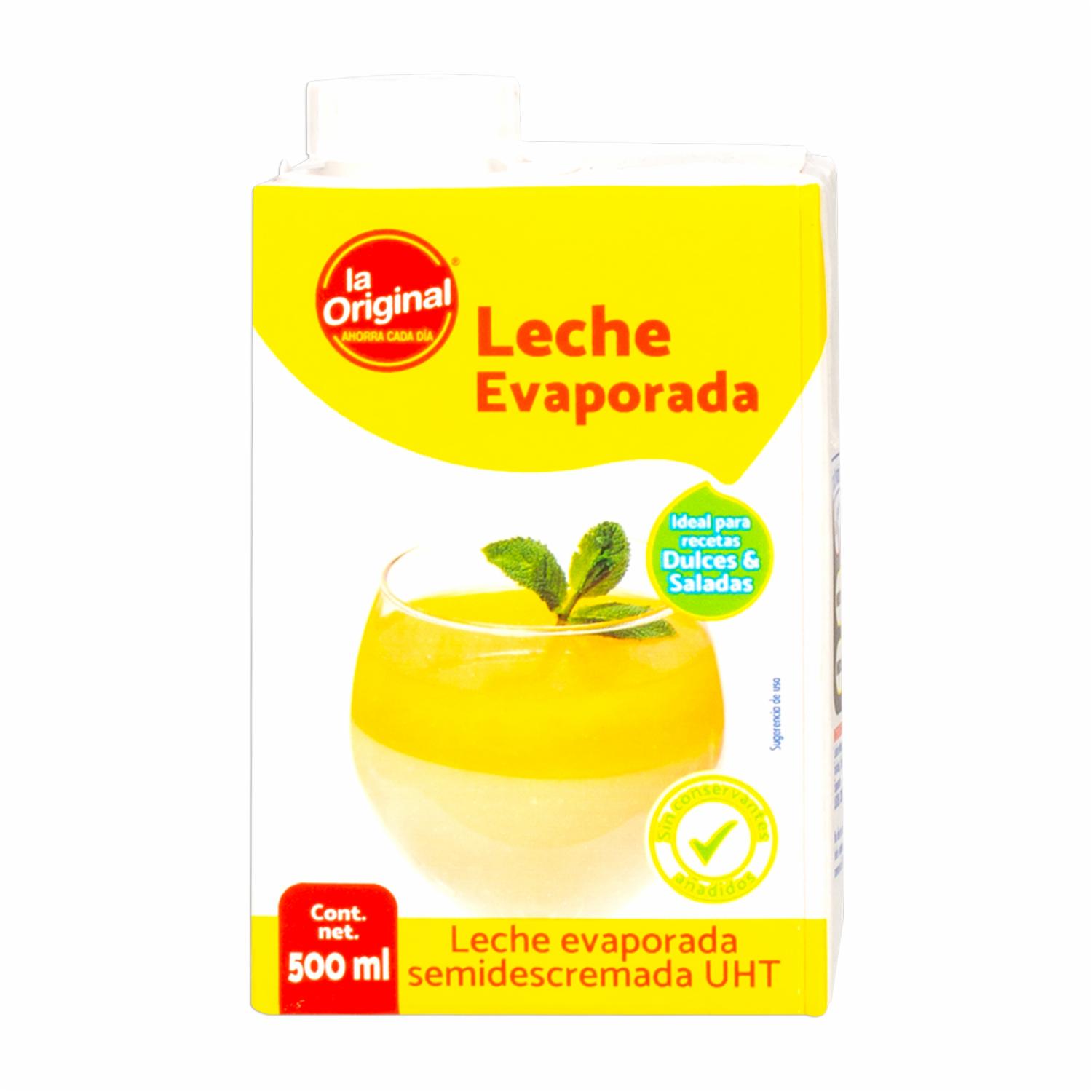 Leche Evaporada Clásica LA ORIGINAL 500 Ml