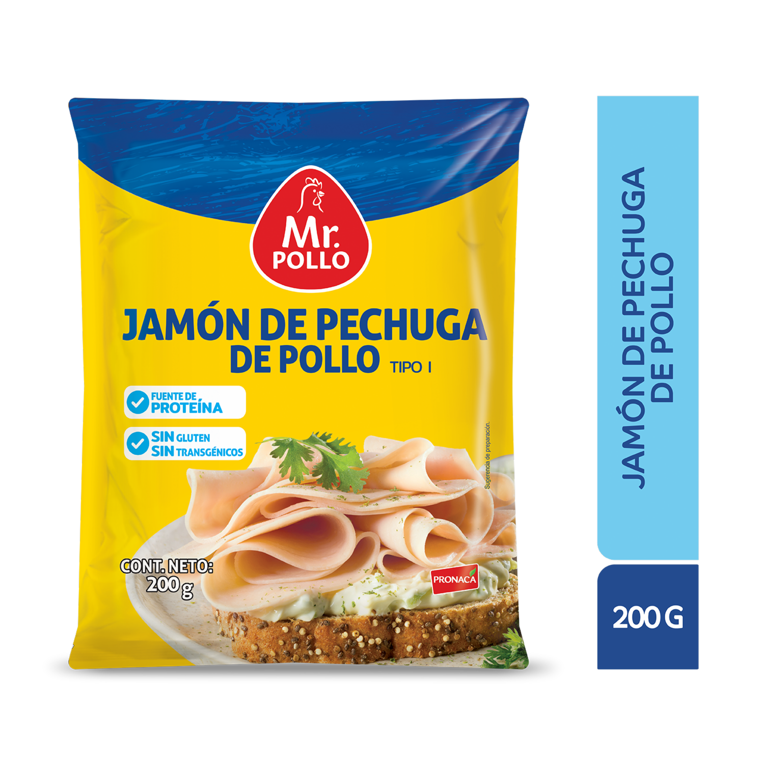Jamón De Pollo MR. POLLO 200G