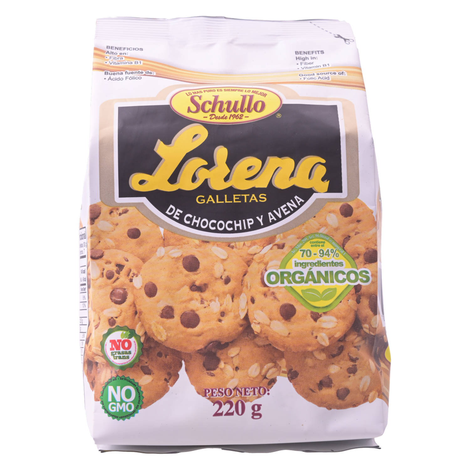 Galleta Avena Y Chocochip LORENA 220 G