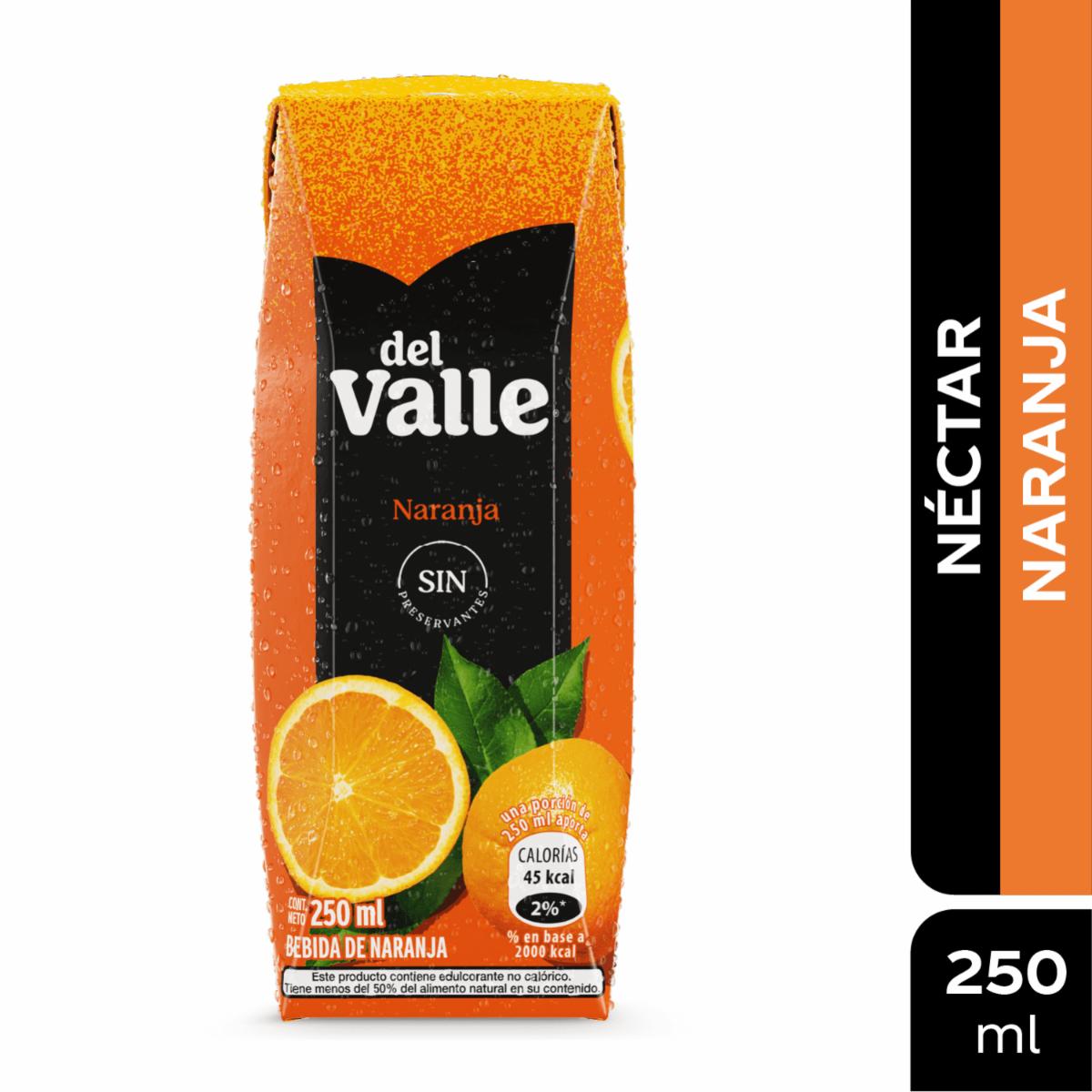 Jugo Néctar De Naranja DEL VALLE 250 Ml