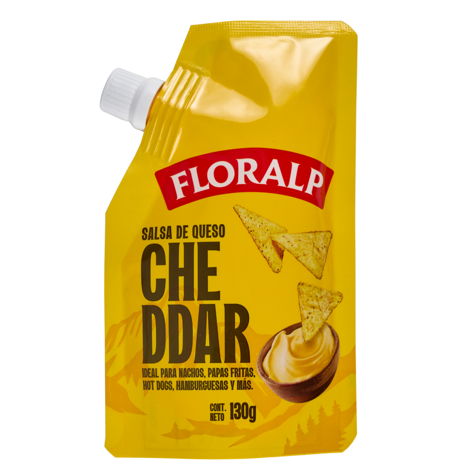 Salsa De Queso Cheddar FLORALP 130 G
