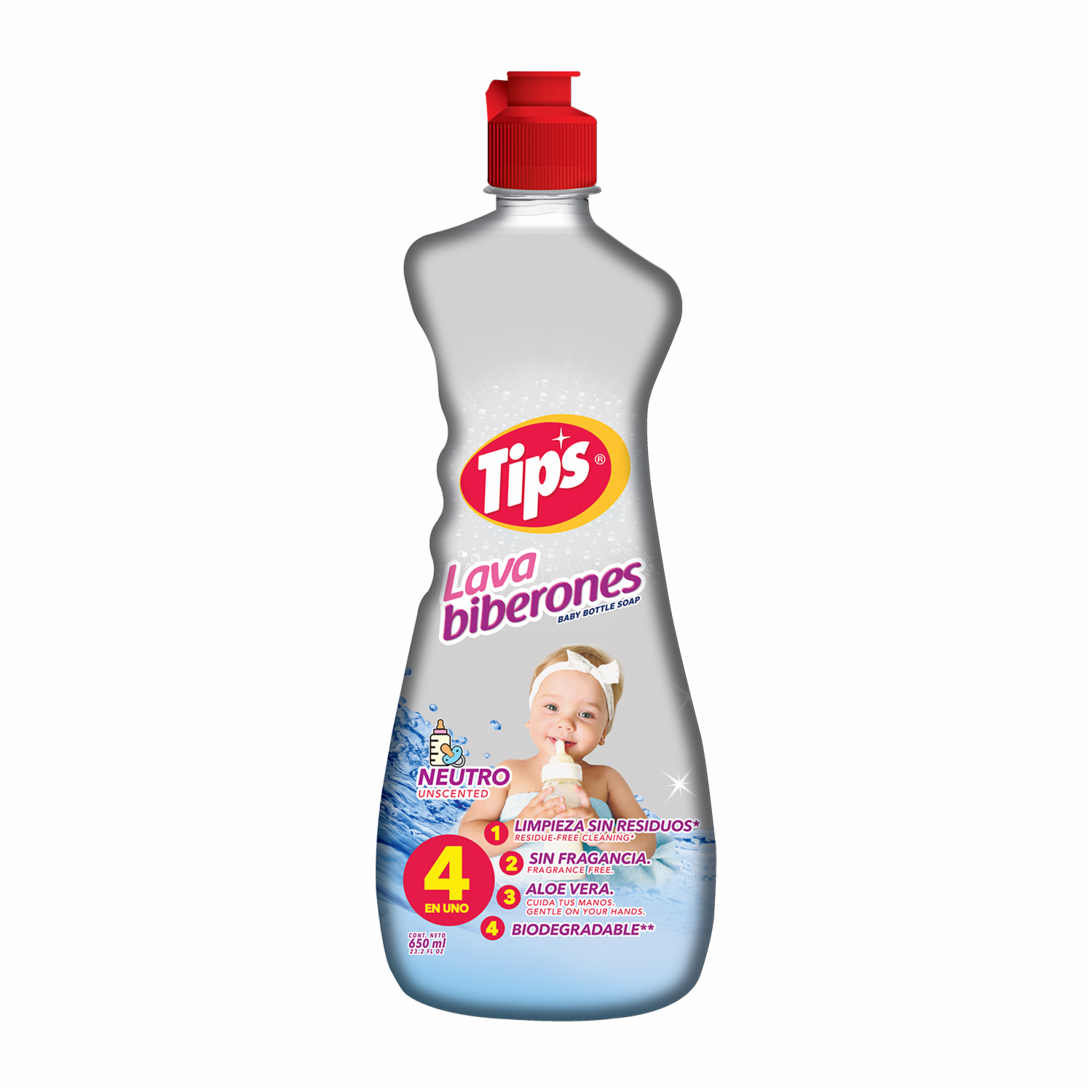 Lavabiberones Neutro TIPS 650 Ml