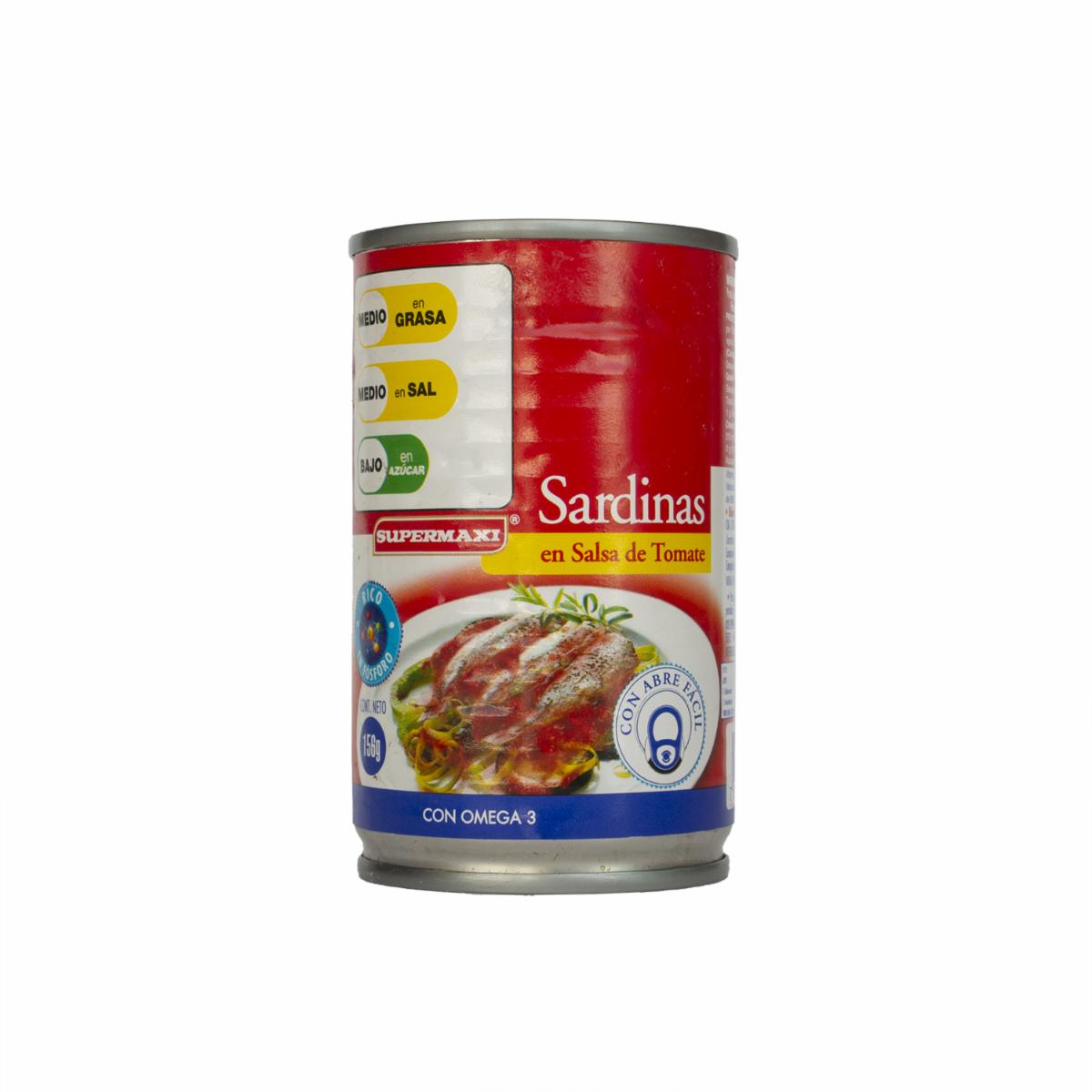 Sardinas En Salsa De Tomate SUPERMAXI 156 G - Imagen 5