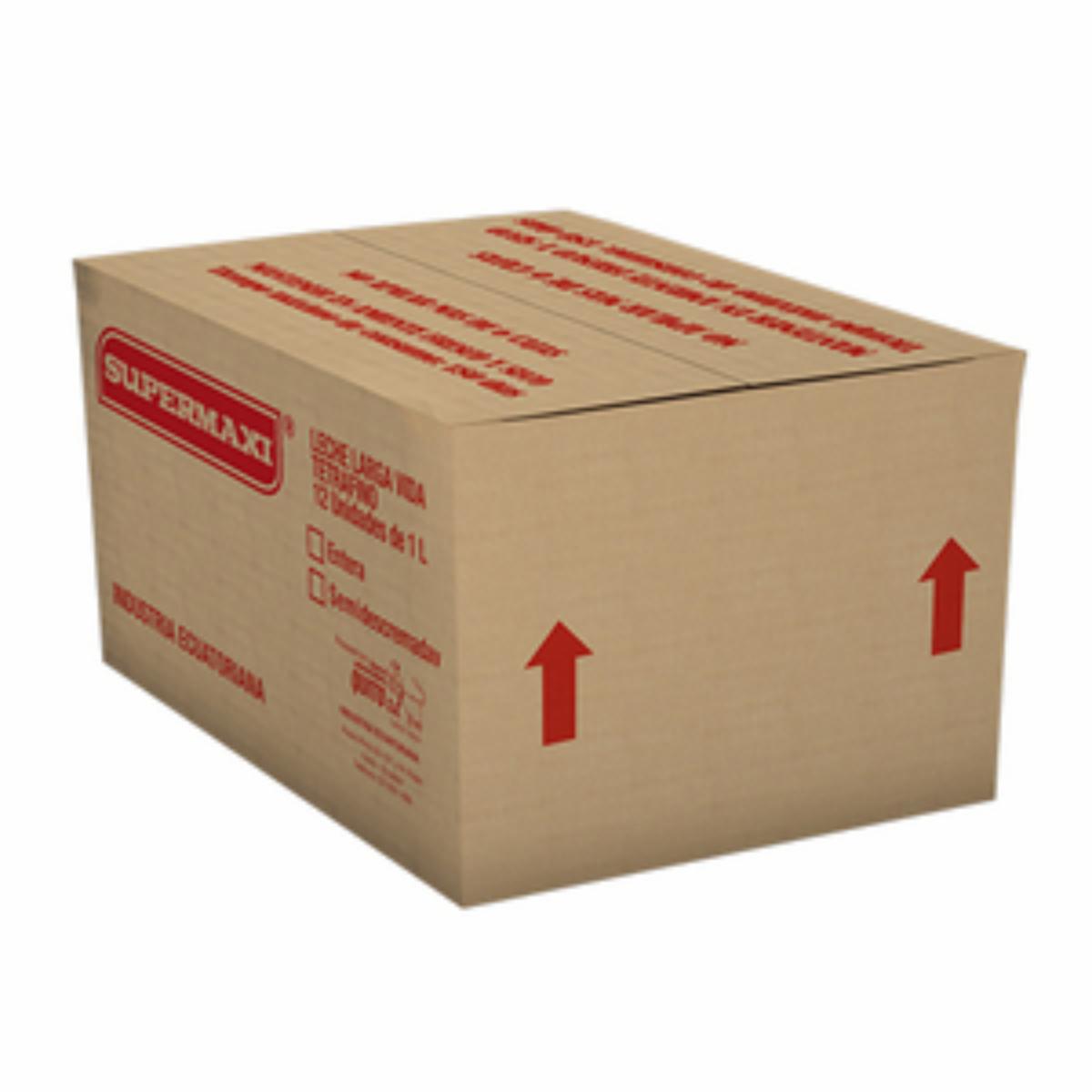 Leche Semidescremada Larga Vida SUPERMAXI 12×1000 Ml