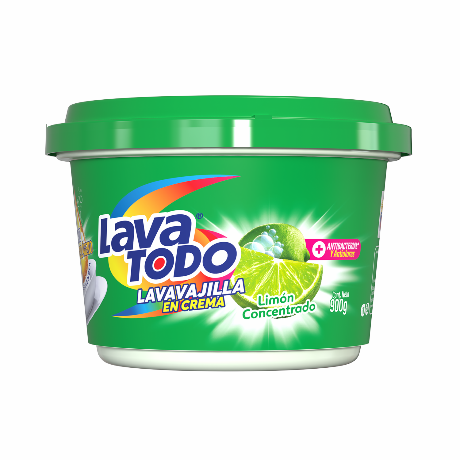 Lavavajillas Crema Con Bicarbonato Y Colágeno Limón Concentrado LAVATODO 900 G