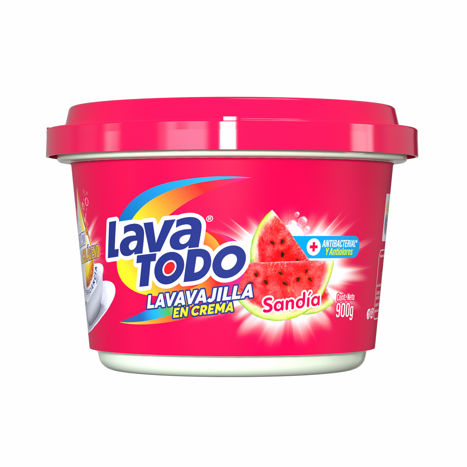 Lavavajillas Crema Con Bicarbonato Y Colágeno Sandía LAVATODO 900 G