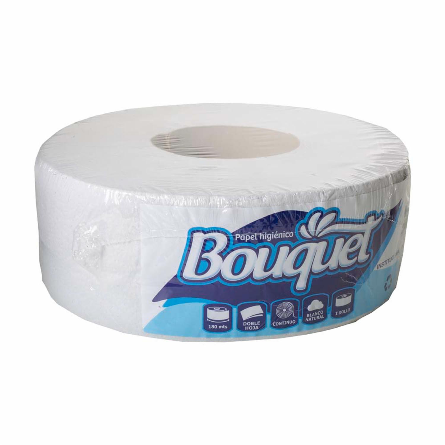 Papel Higiénico Bouquet Institucional. BOUQUET 180 Metros