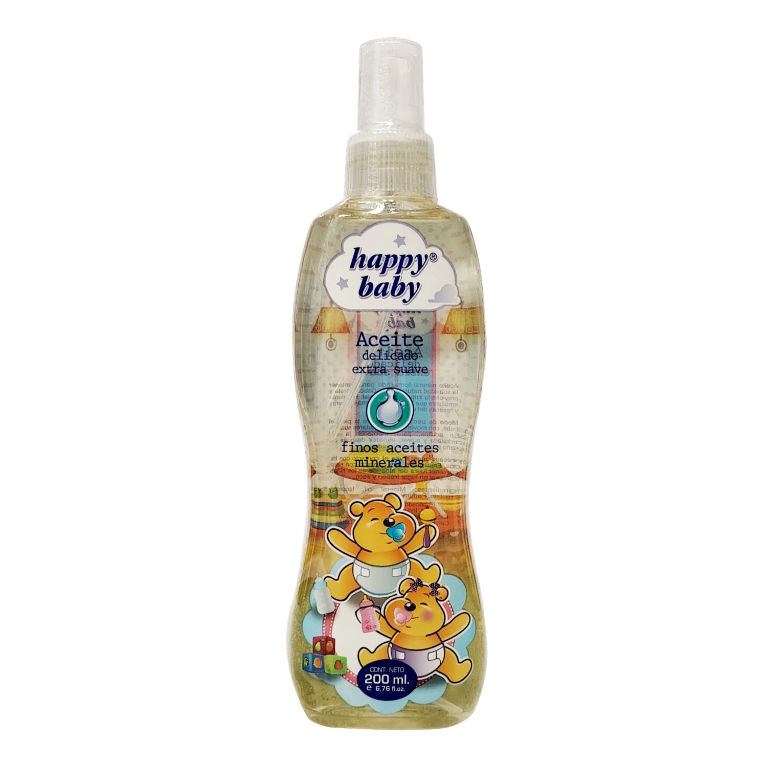 Aceite Corporal Para Bebé HAPPY BABY 200 Ml
