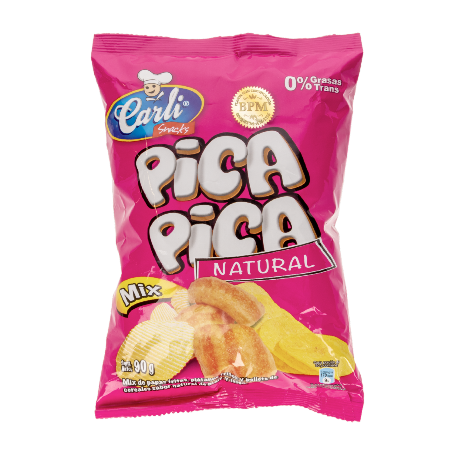 Snacks Mix Sabor Natural PICA PICA 90 G