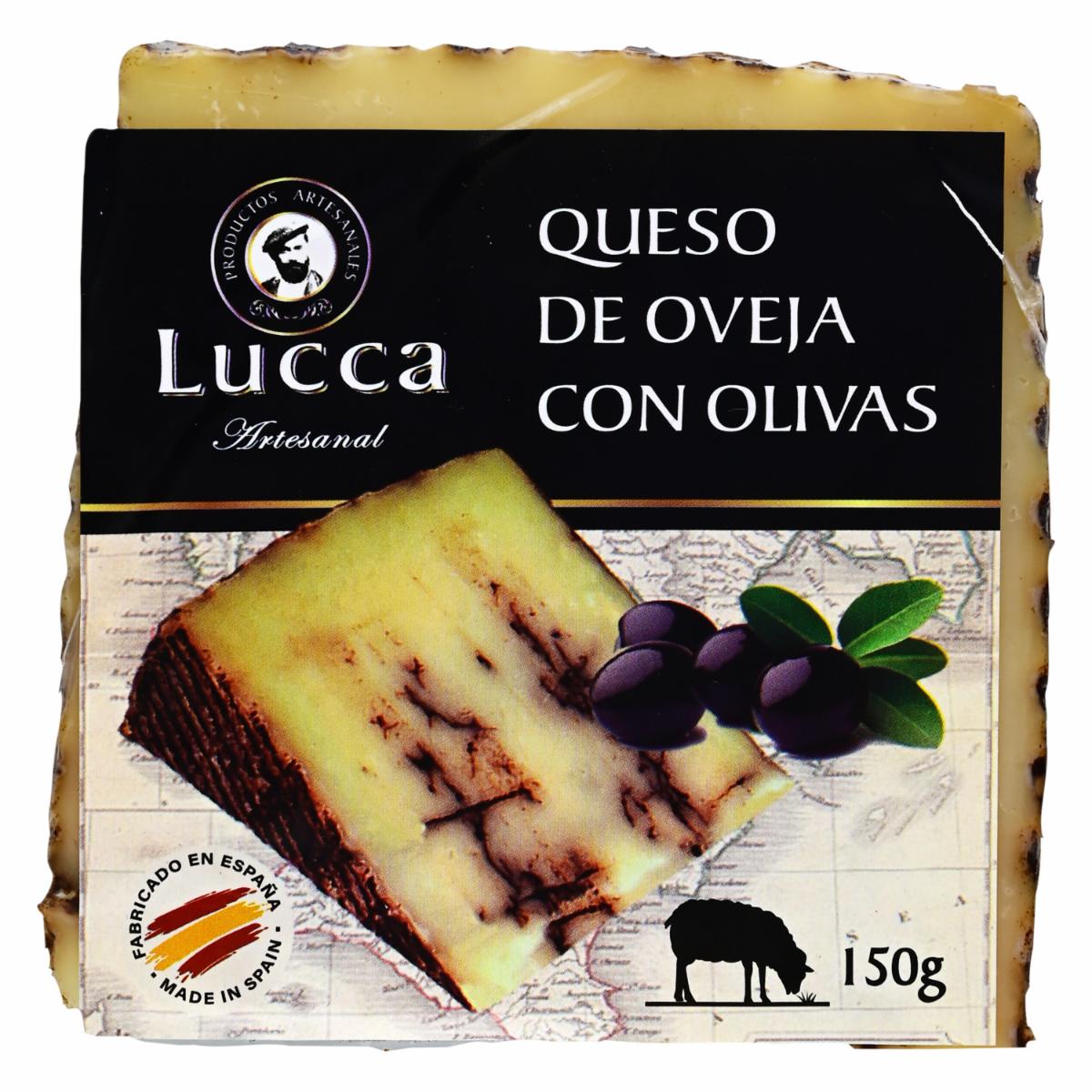 Queso De Oveja Con Olivas LUCCA 150 G