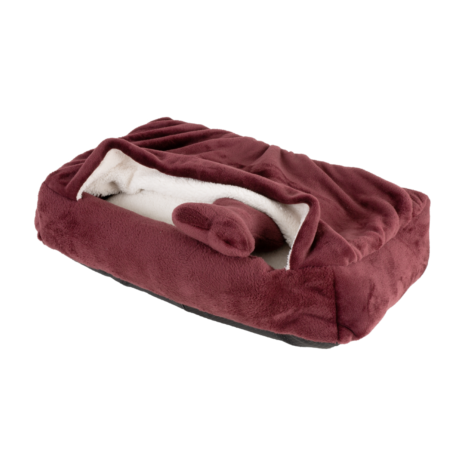 Cama Para Mascota Con Cobija Cuadrada THE PET FACTORY Talla Small