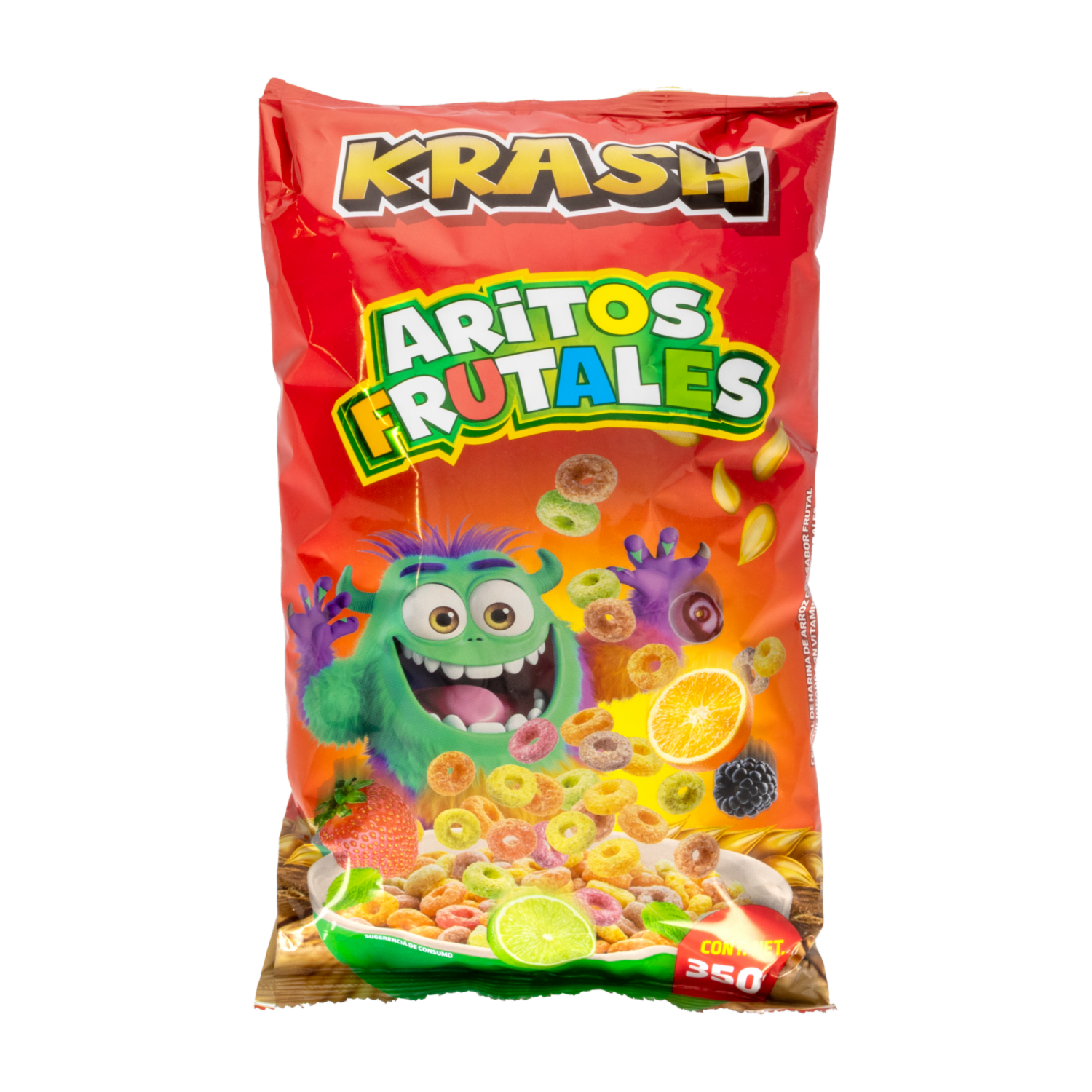 Cereal Aritos Frutales KRASH 350 G