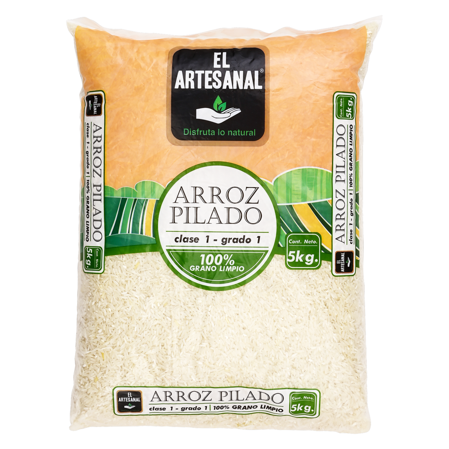 Arroz Blanco Pilado Natural EL ARTESANAL 5 Kg