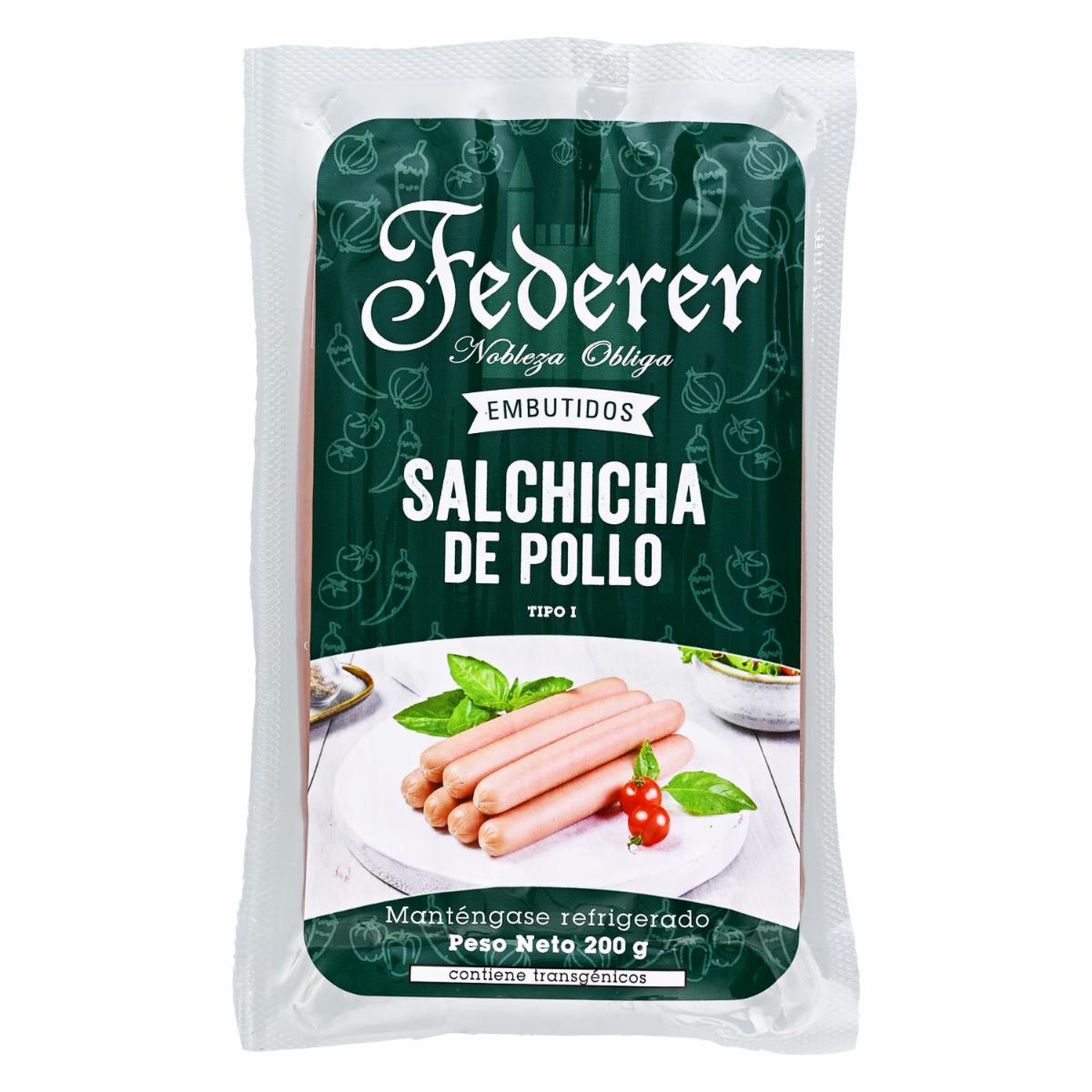 Salchicha De Pollo FEDERER 200 G